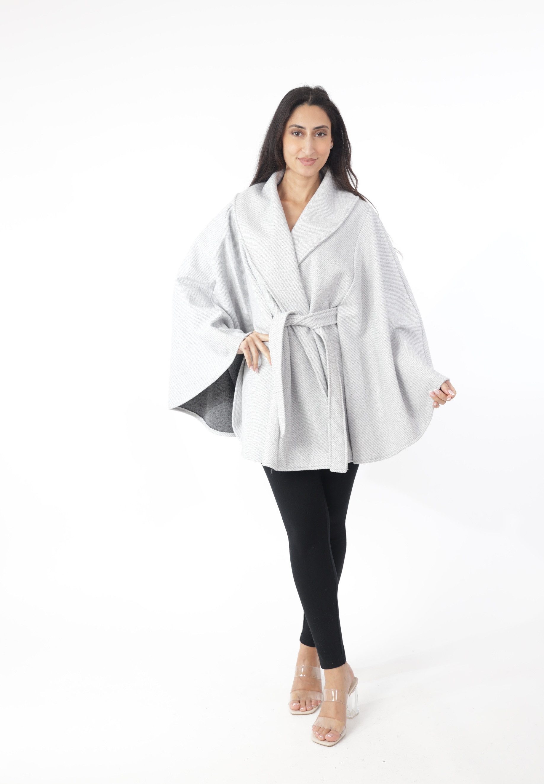 Elara Poncho Jacke