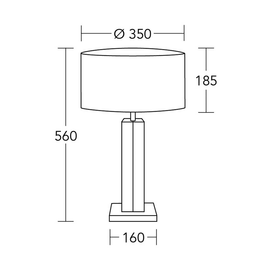 HerzBlut LED Hockerleuchte Danan Buche und Altholz, E27