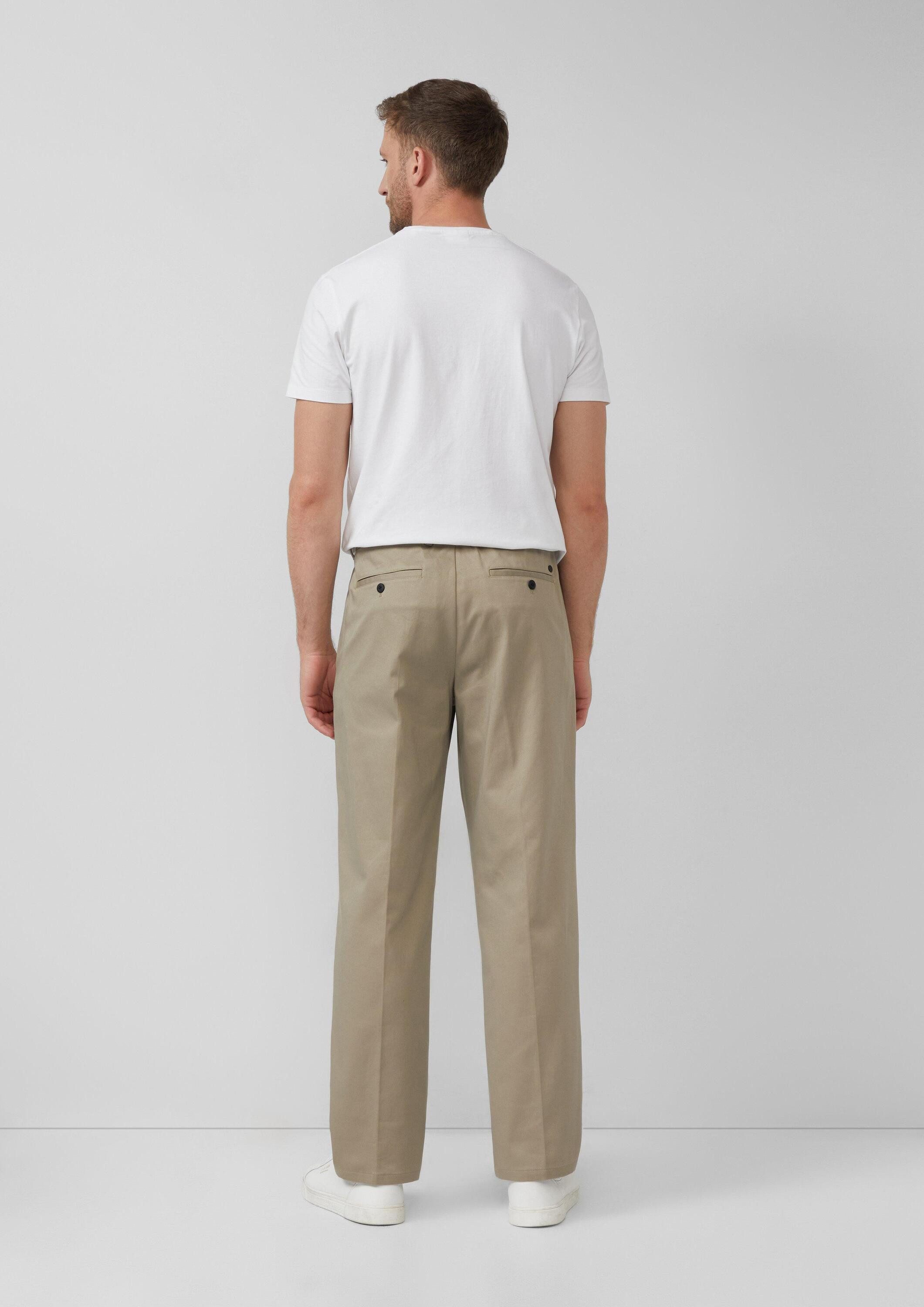 s.Oliver Chinos Hose Wide-Leg-Hose mit Elastikbund – Bild 3 von 5