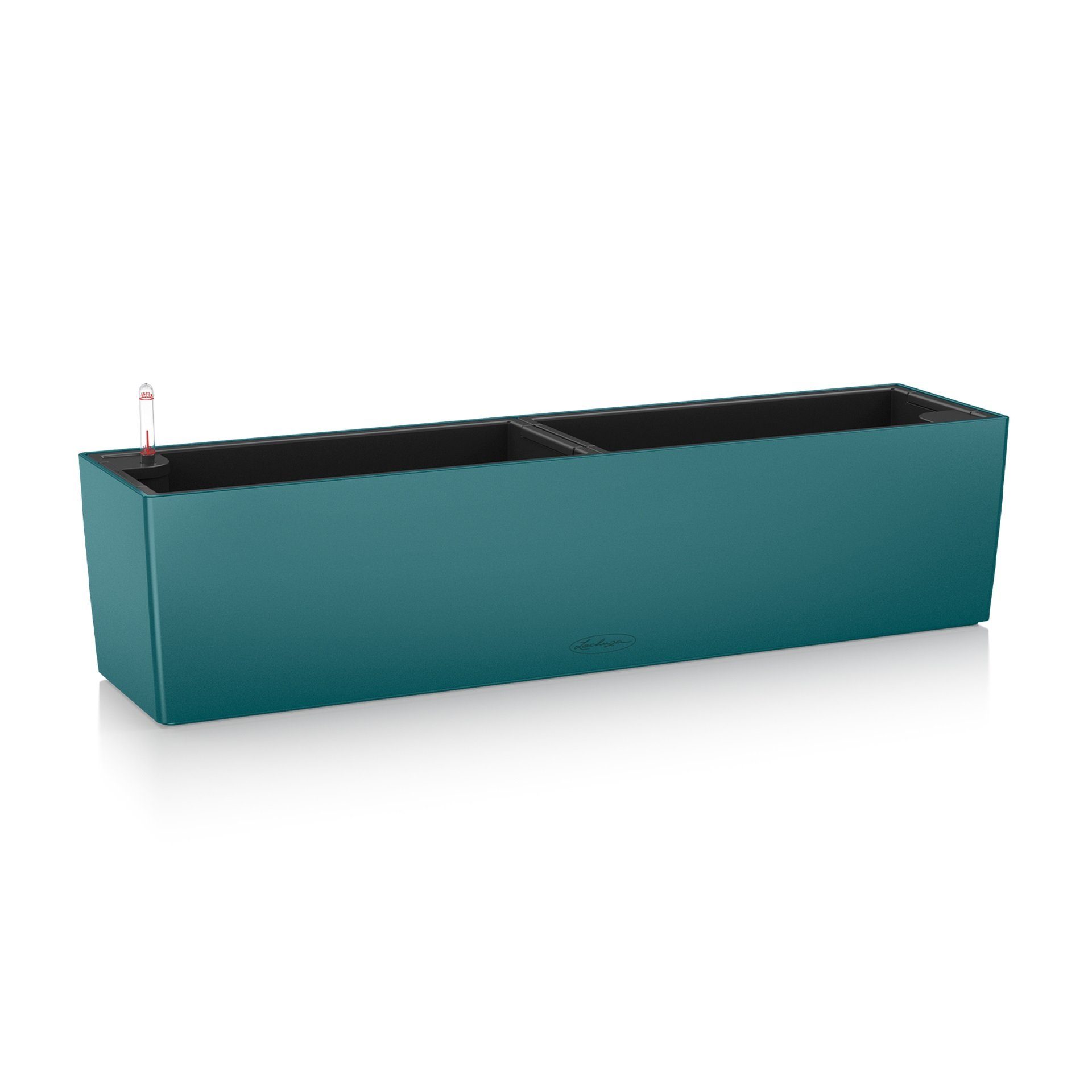 Lechuza® Balkonkasten Balconera Color 80 Balkonkasten petrolblau (Komplettset)