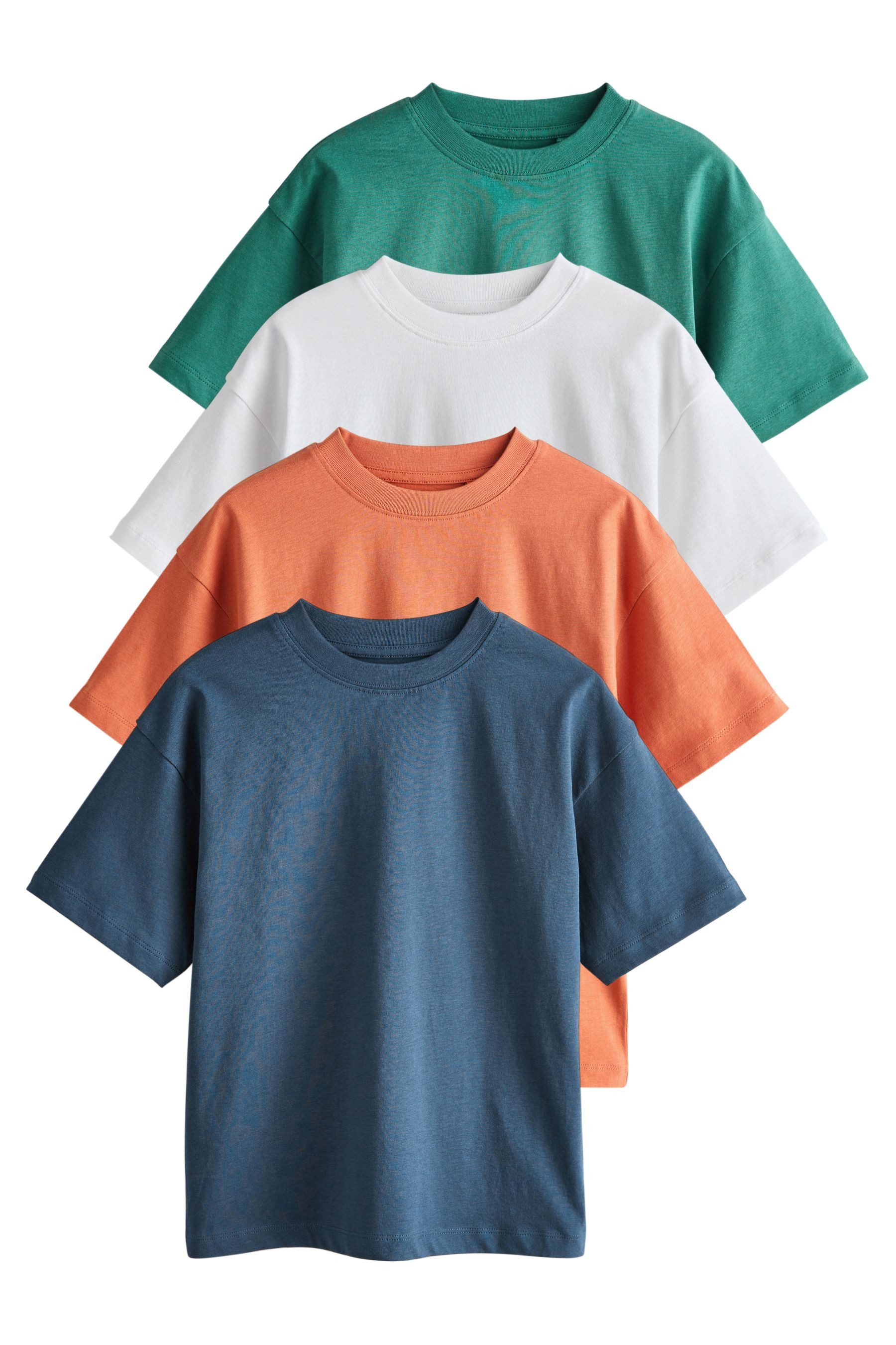 Next T-Shirt Relaxed Fit T-Shirts im 4er-Pack (4-tlg)