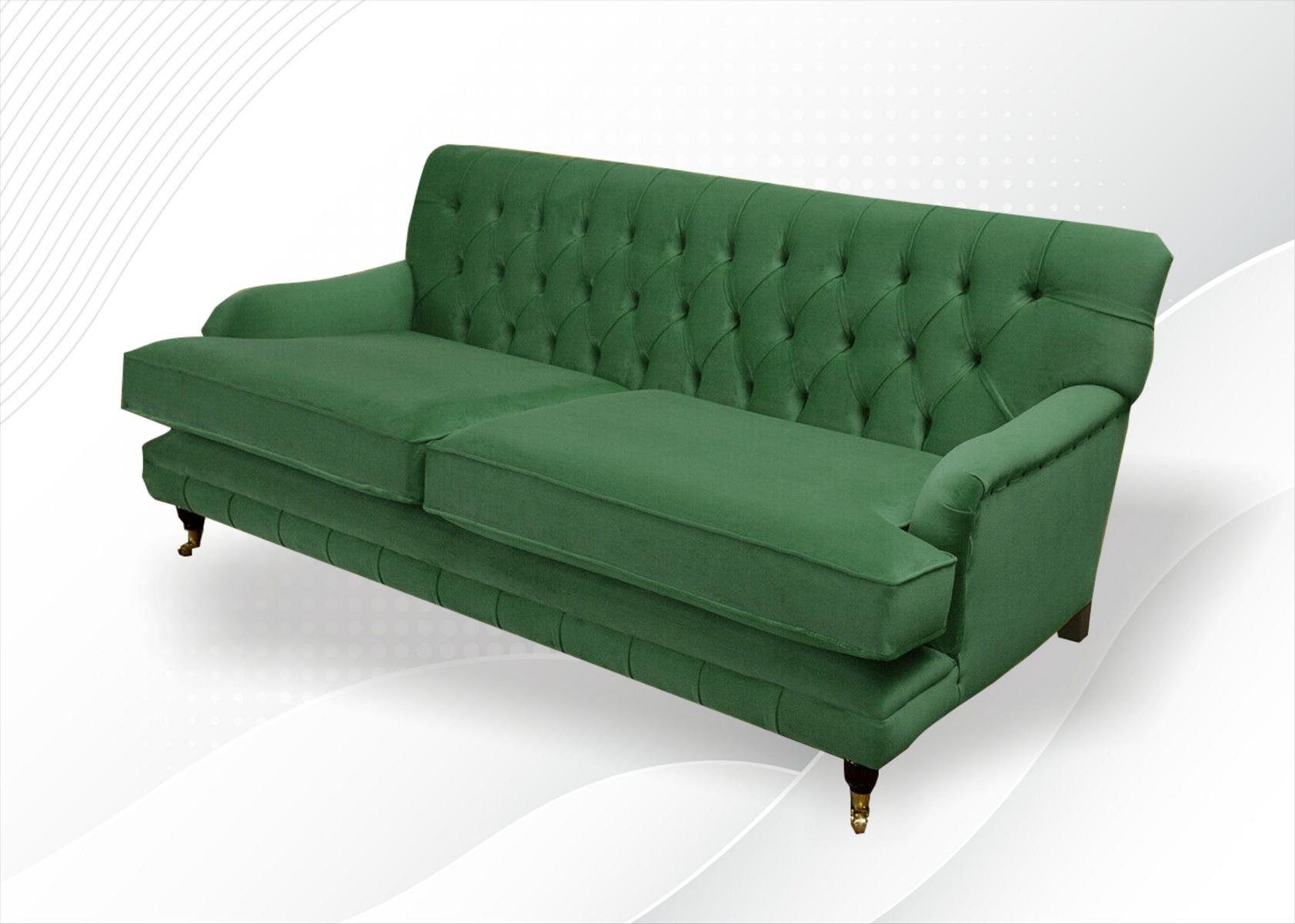 3 Chesterfield-Sofa, Sofa Sitzer Couch cm Chesterfield 190 Design JVmoebel