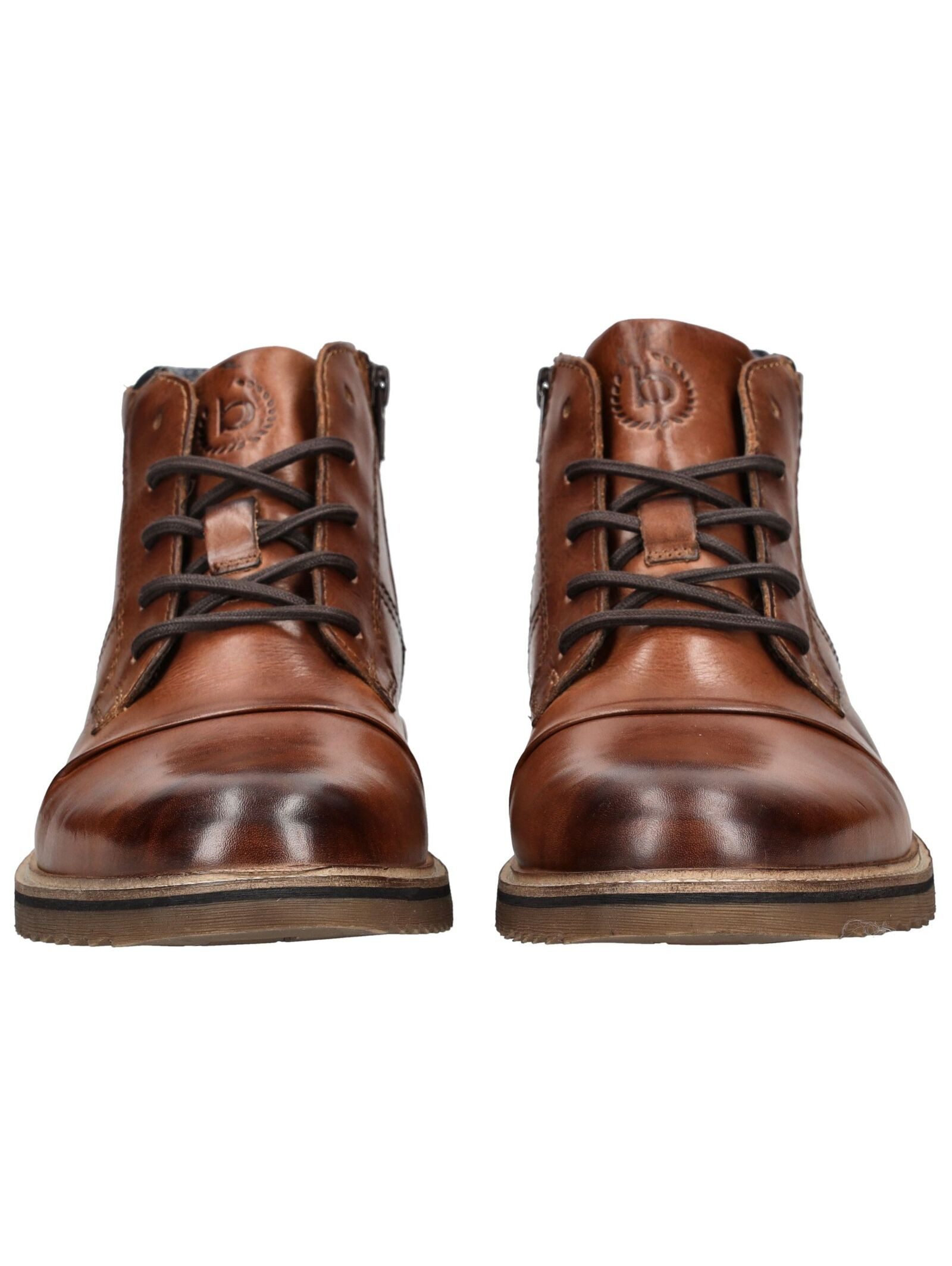 bugatti bugatti Stiefelette Leder Schnürstiefelette