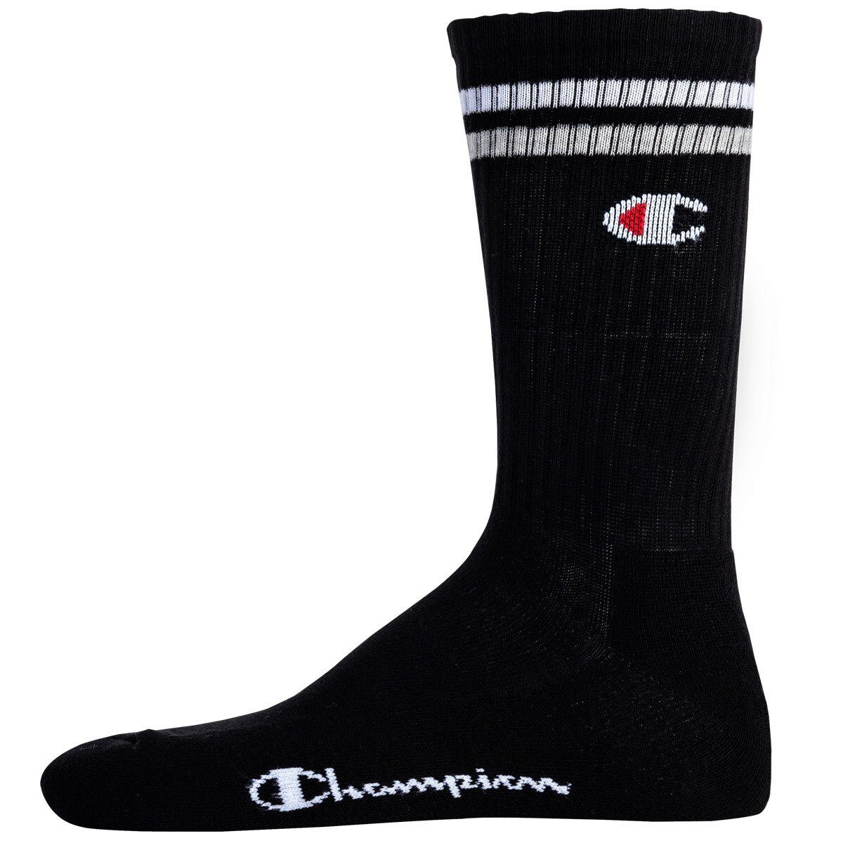 Champion Kurzsocken Unisex Socken, Socken - Champion Unisex - Logo, 6 Crew Socken, Crew Paar