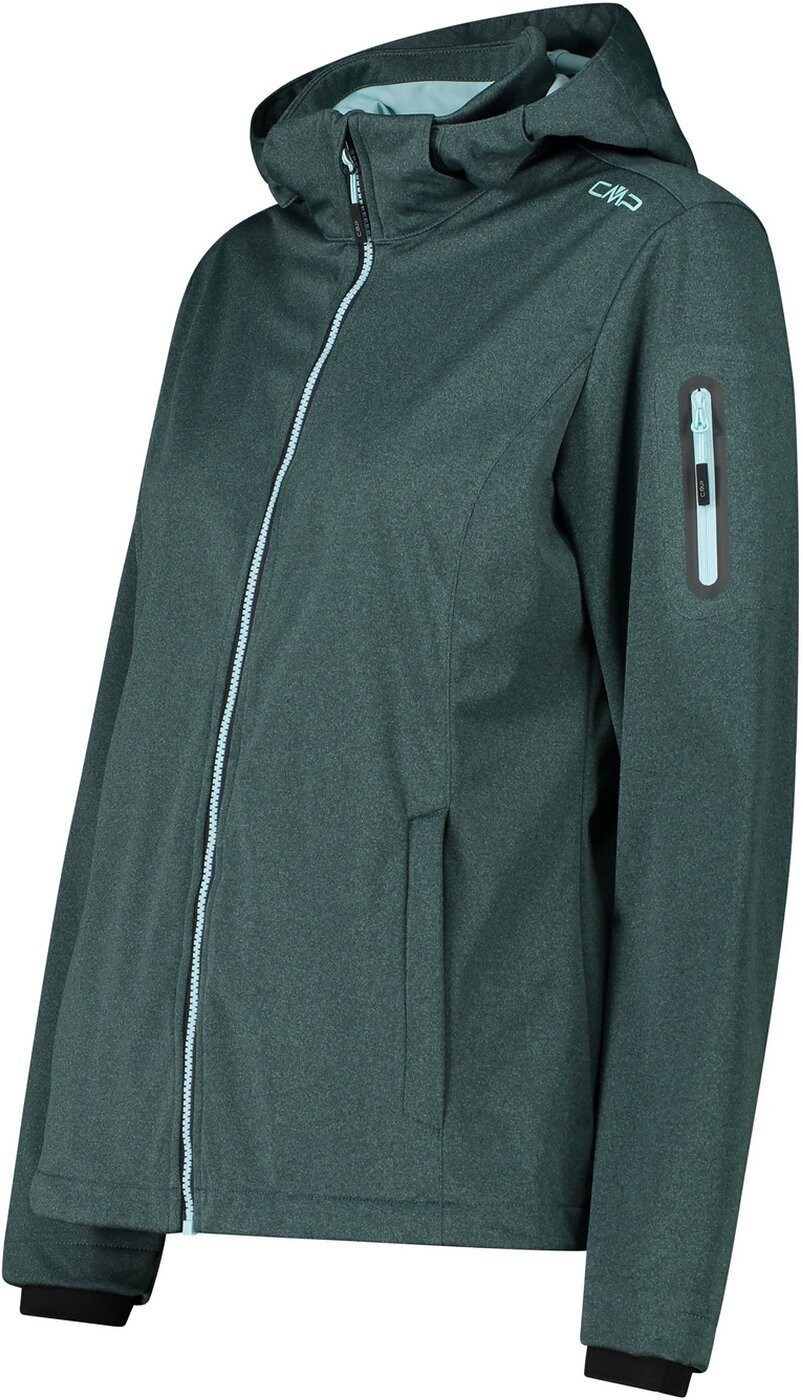 CMP Funktionsjacke WOMAN JACKET ZIP HOOD DARKER AGAVE