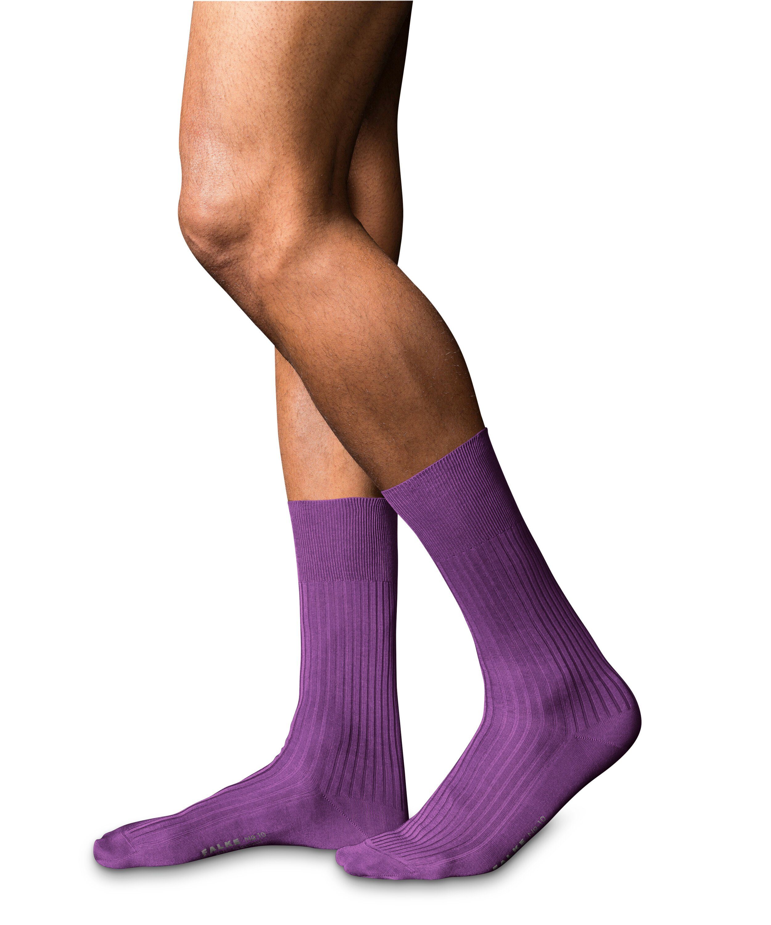 (1-Paar) galaxy Fil No. (8317) d´Écosse FALKE 10 purple Pure Socken