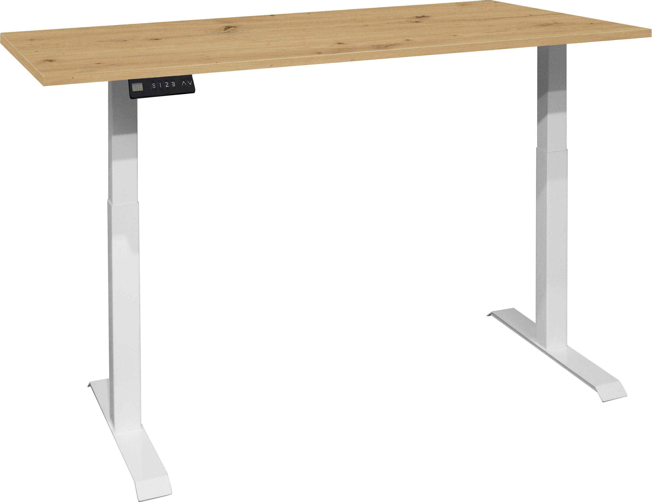 Mäusbacher Schreibtisch Big System Office, Breite 160 cm, elektrisch höhenverstellbar