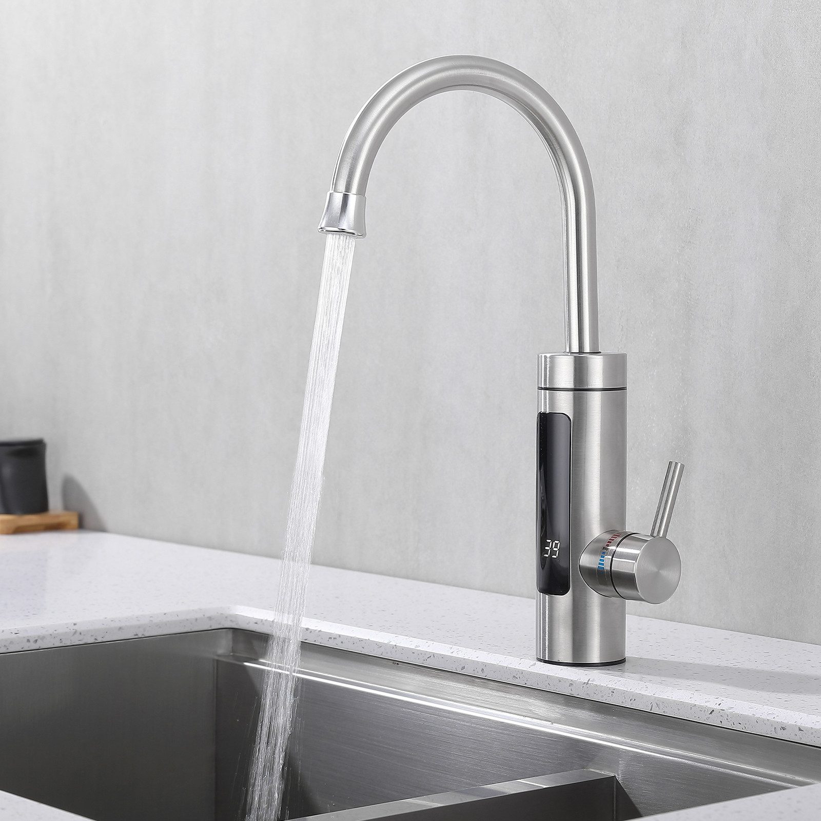 HOMELIVE Küchenarmatur mit durchlauferhitzer,Spültischarmatur küche,küchena günstig online kaufen