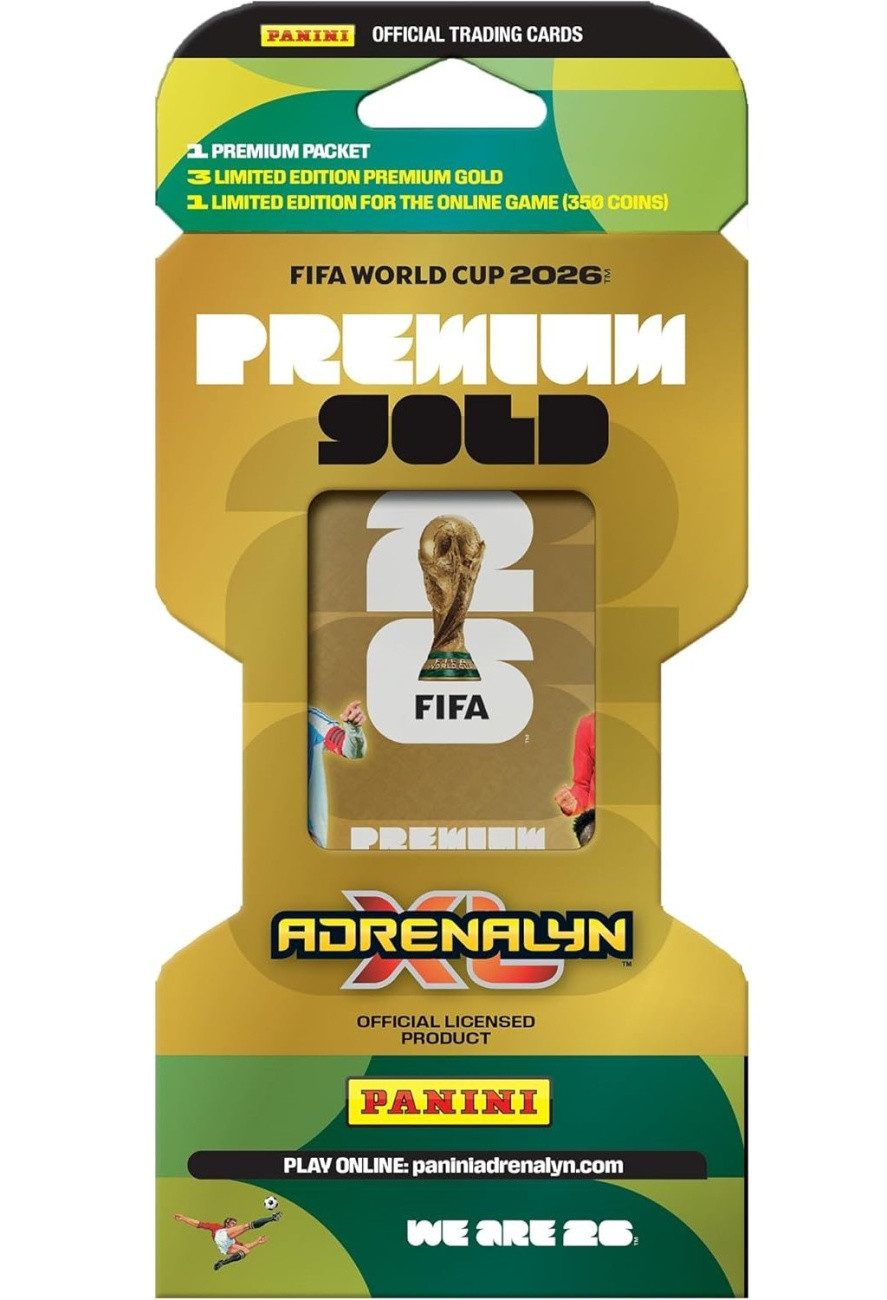 Panini Sammelkarte FIFA World Cup 2026 Trading Cards Premium Flow Gold Pack
