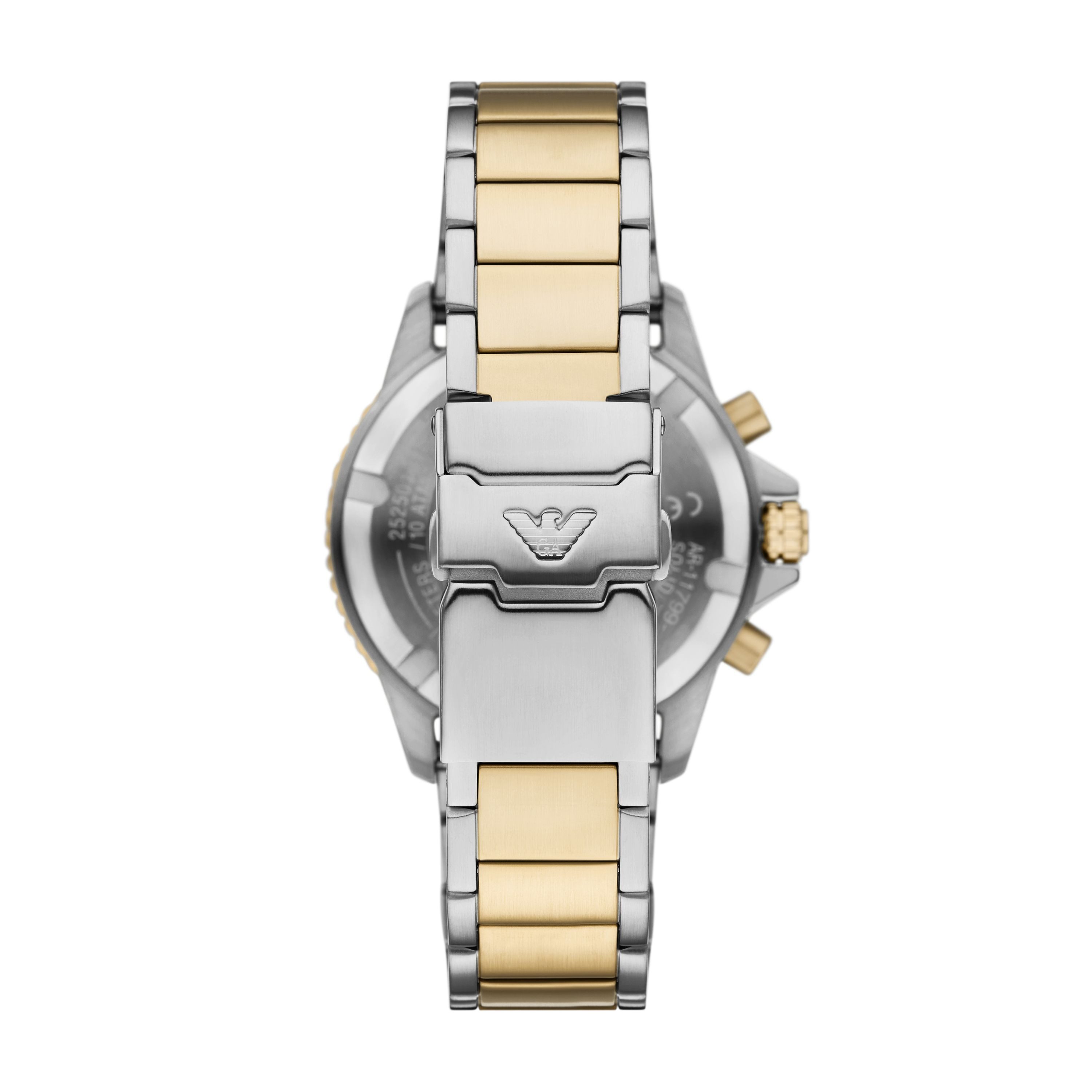 Emporio Armani Chronograph AR11799, Armbanduhr, Solar, Herrenuhr, Edelstahlarmband, analog, Tag