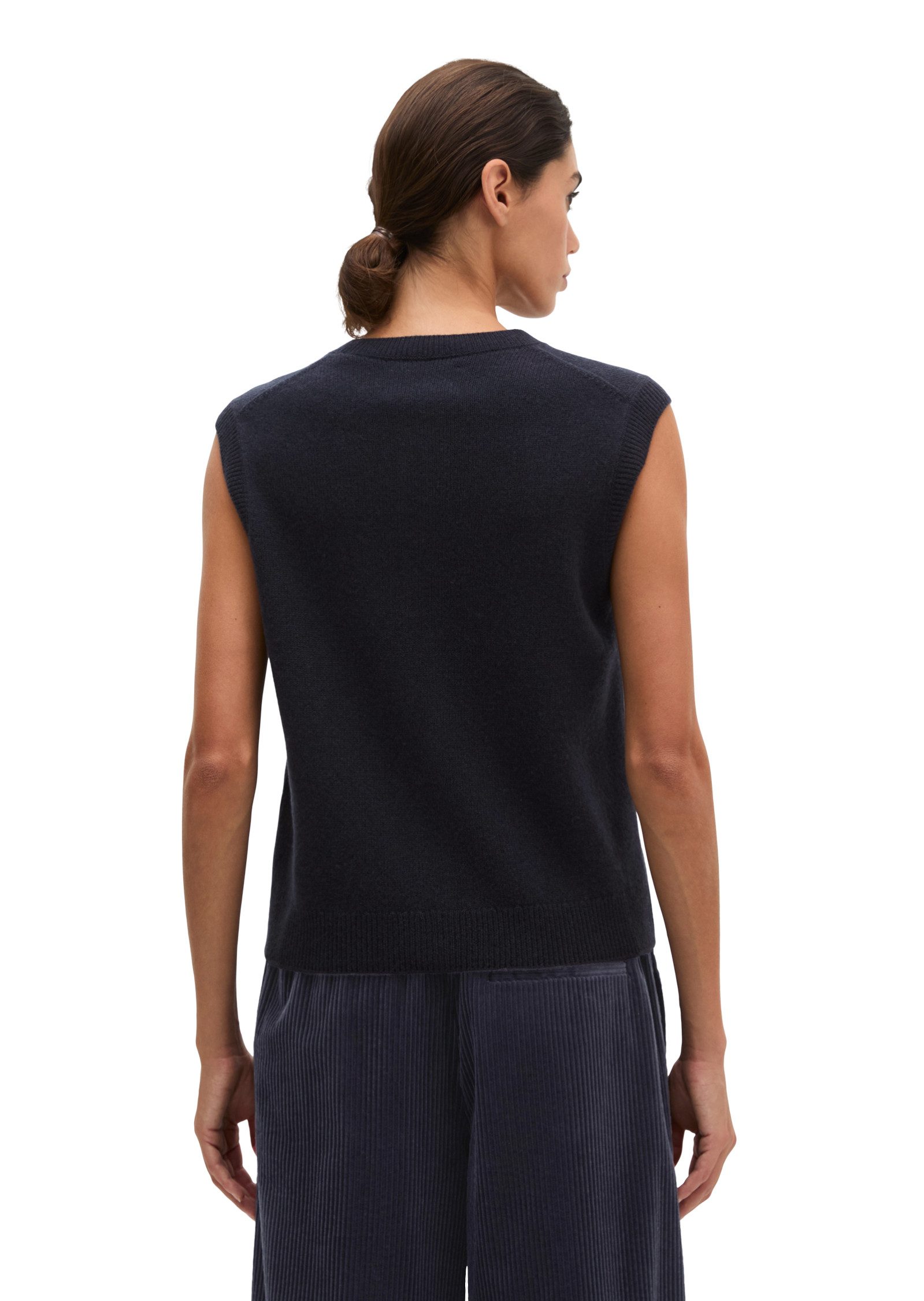 Marc O'Polo Strickweste Ärmelloser Cardigan regular aus flauschiger Lambswool