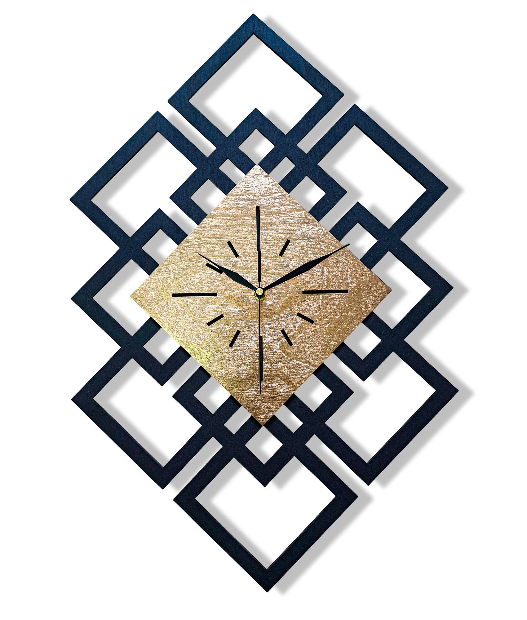 ORNAMENTI Wanduhr Groß, modern Wanduhr, Holz, günstig online kaufen