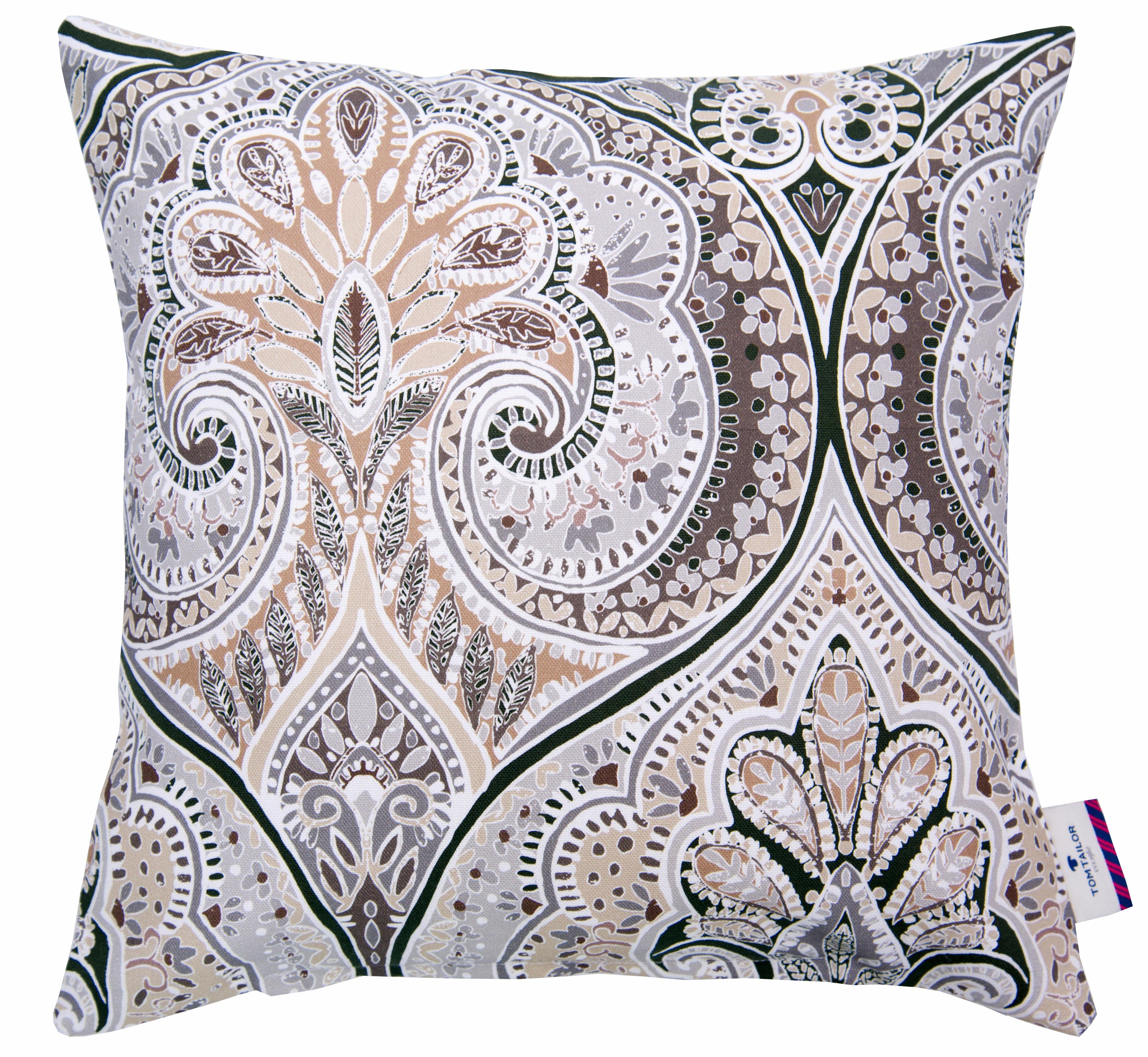 TOM TAILOR HOME Dekokissen SOFT PAISLEY, Kissenhülle ohne Füllung, 1 Stück