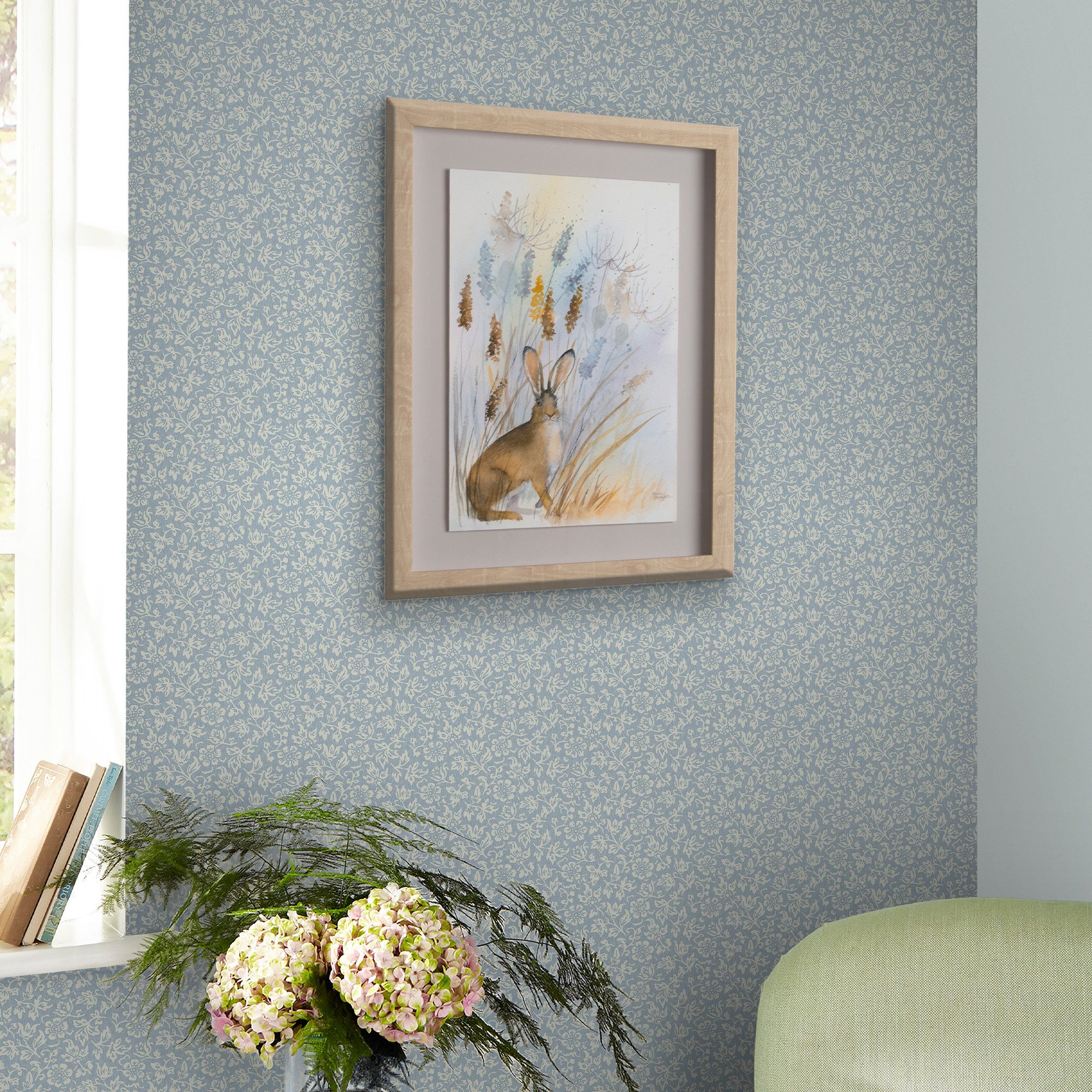 LAURA ASHLEY Vliestapete Sweet Alyssum, glatt, günstig online kaufen