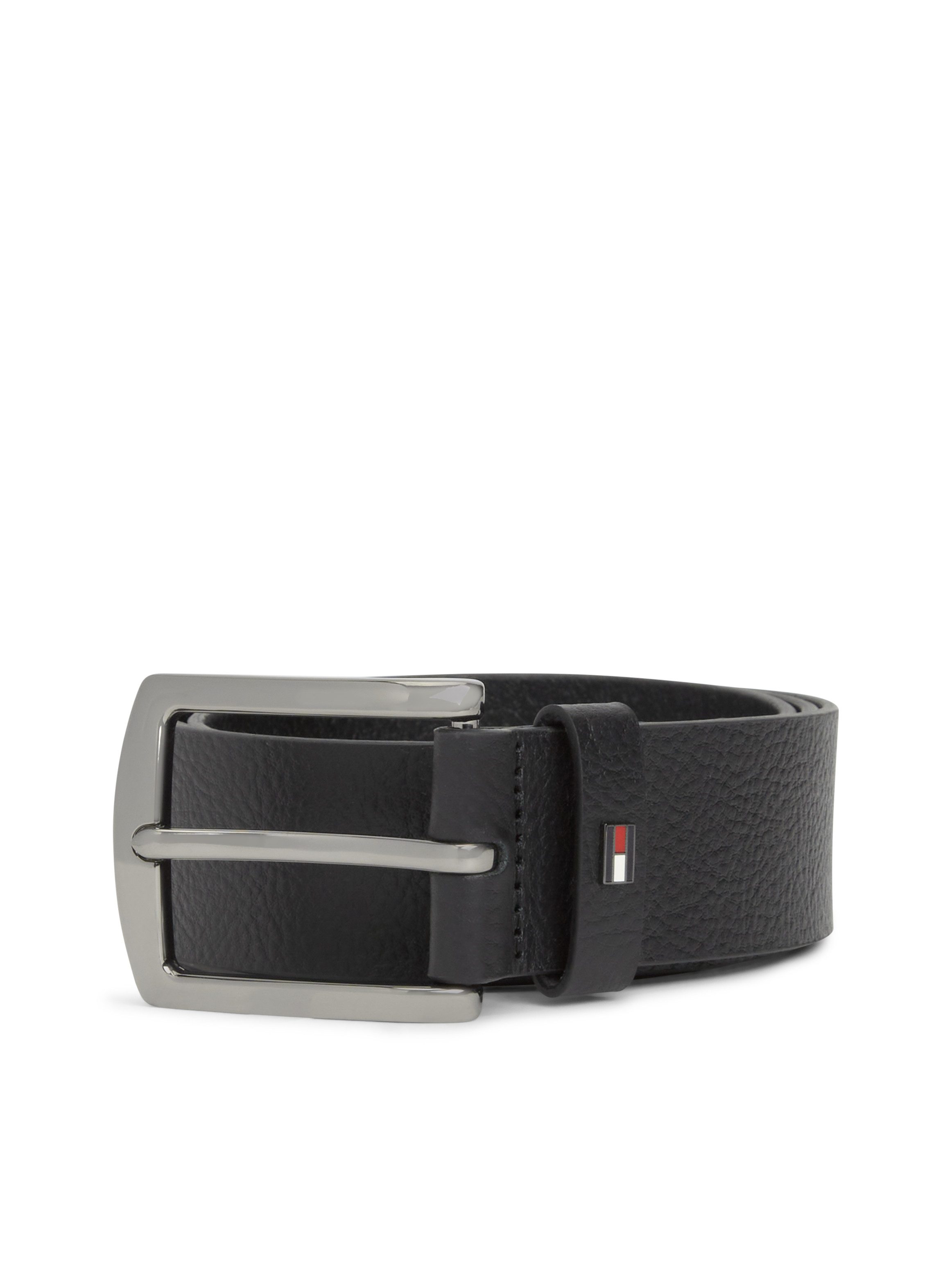 Tommy Hilfiger Ledergürtel DENTON PEBBLE 4.0 cm breit aus Narbenleder