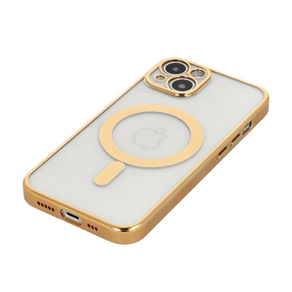 cofi1453 Bumper MagSafe Hülle mit Kameraschutz kompatibel mit iPhone 15 Series