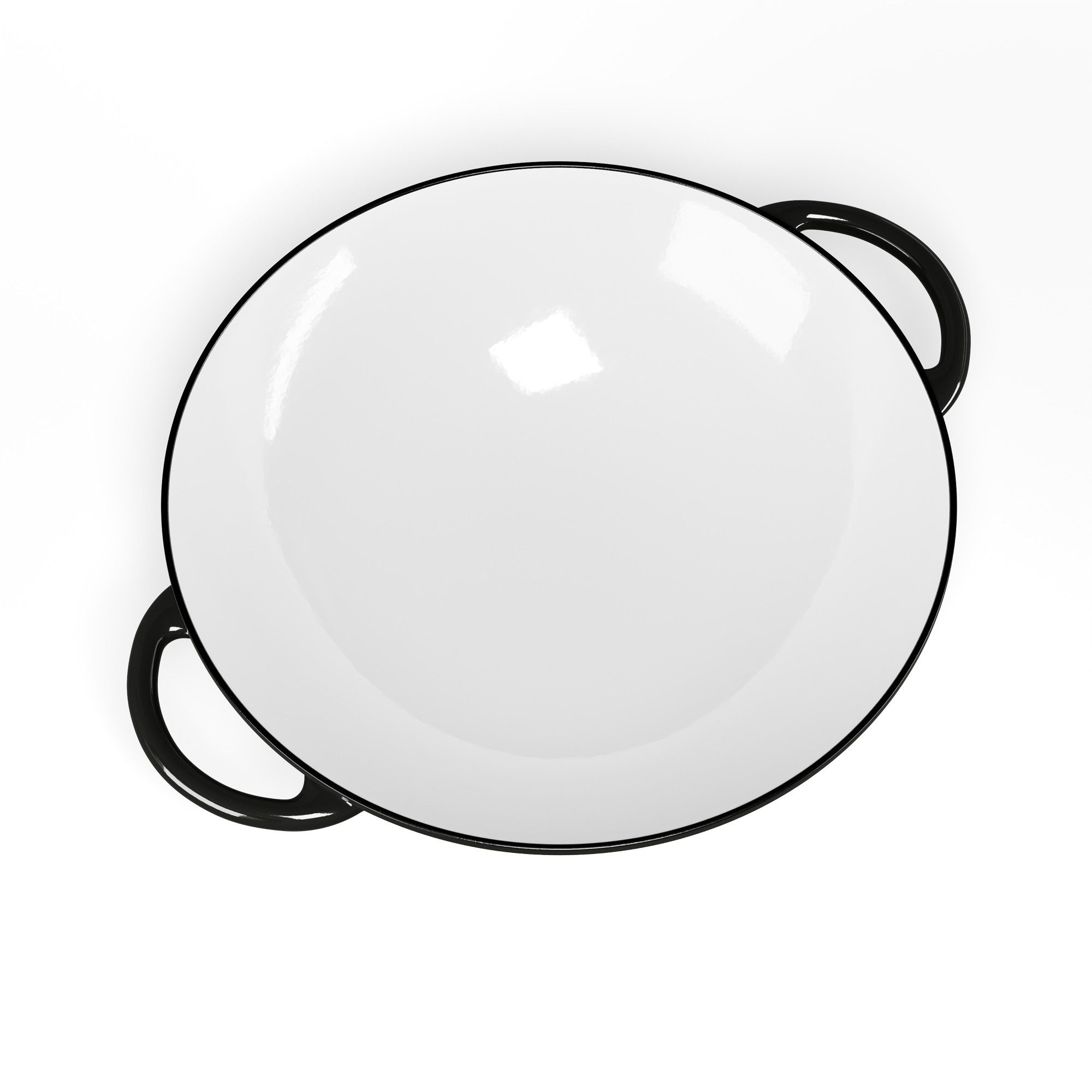 Klarstein Wok Jersey Black Cast Iron Enamel Wok, Gusseisen, Emaille und Edelstahl (Set, Wok 37 cm diameter), Wok Kochen ofenfest induktion Gas Elektro Gusseisen – Bild 5 von 5