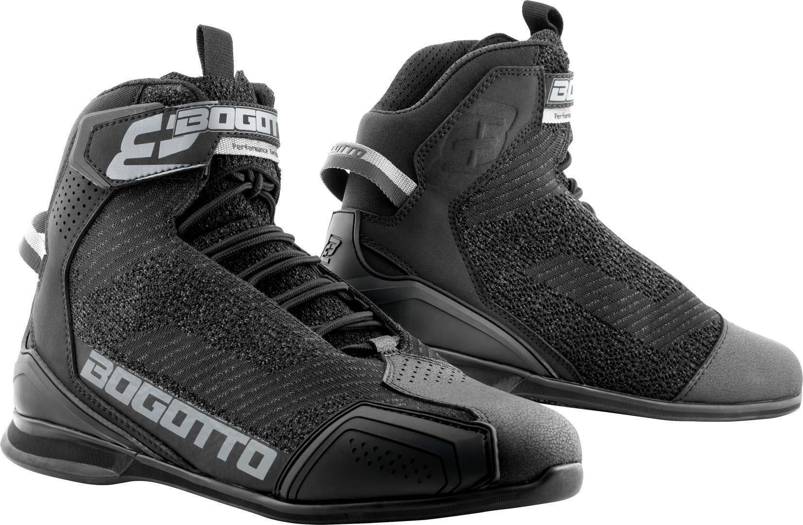 Bogotto Tokyo perforierte Motorrad Schuhe Motorradstiefel günstig online kaufen