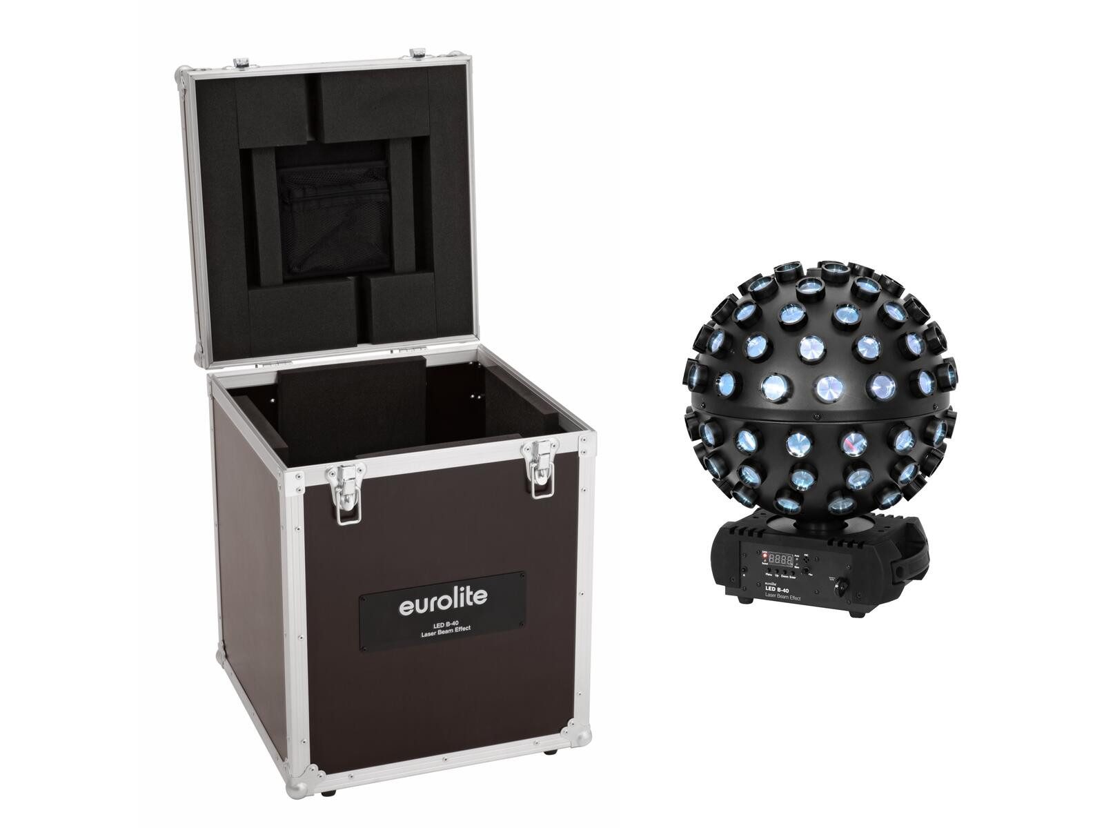 Discolicht EUROLITE Set LED B-40 Laser Strahleneffekt + Case