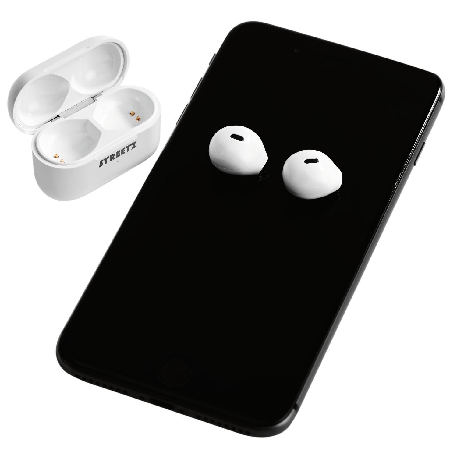 Herstellergarantie) Kopfhörer 5 Bluetooth, TWS Mikrofon, In-Ear Jahre Li-Ion-Akku Bluetooth inkl. STREETZ keine, Mini Kopfhörer (integriertes