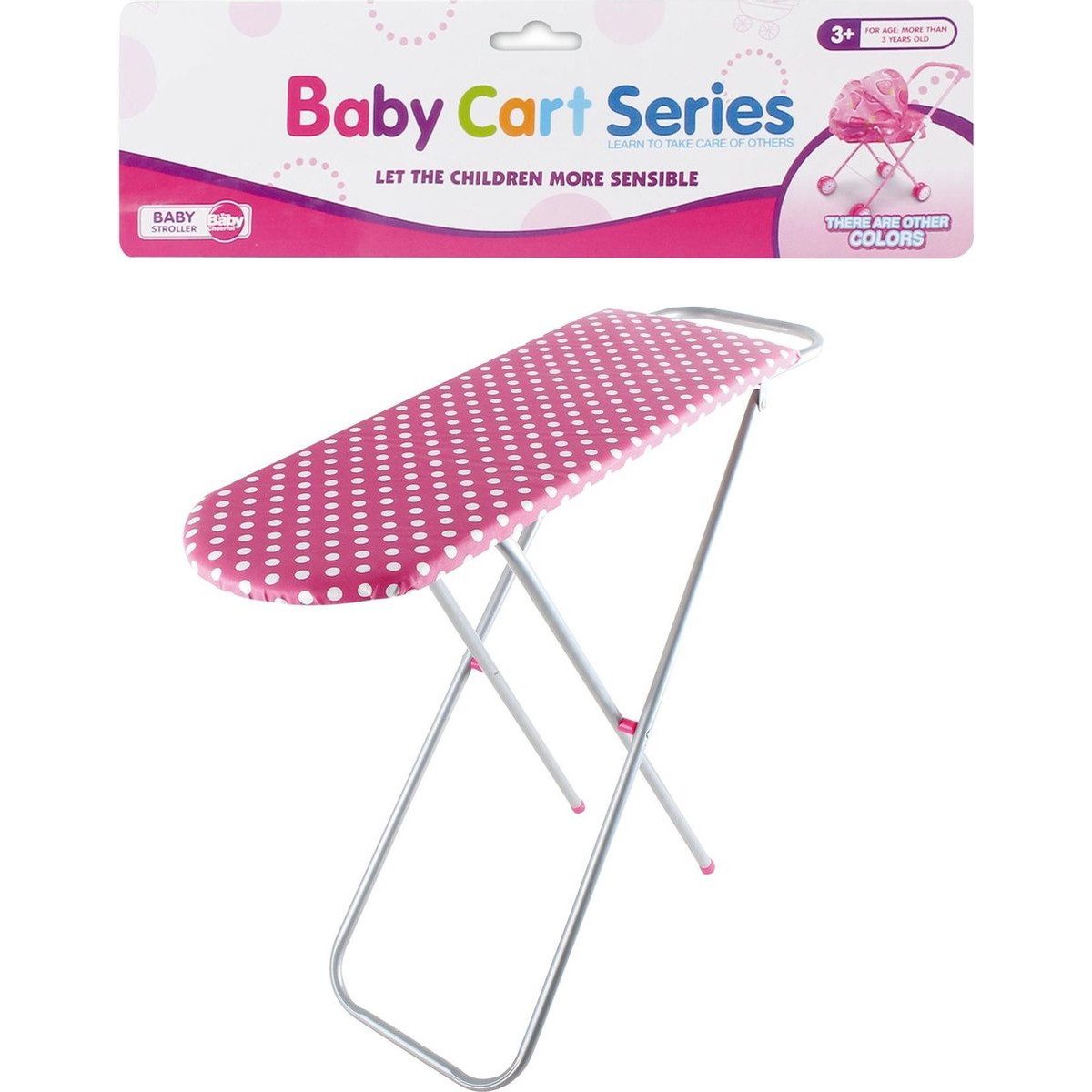 Jollity Kinder-Bügelbrett Bügelbrett – Kinder-Bügelset 80 cm in Rosa günstig online kaufen