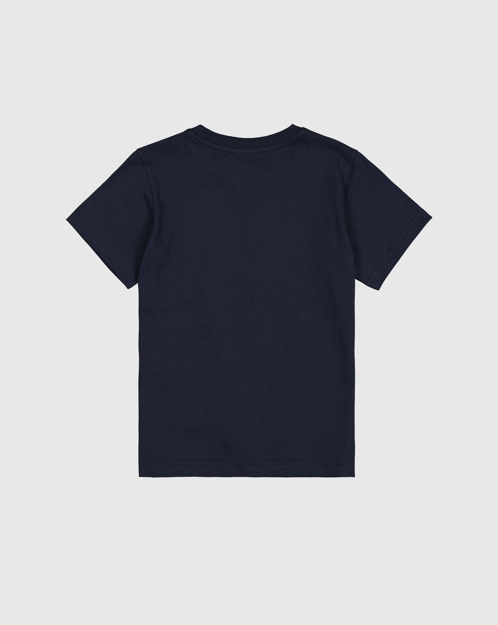 Champion T-Shirt für Kinder, mit Logodrucken, Kurzarm, aus Baumwolle, gerader Abschluss