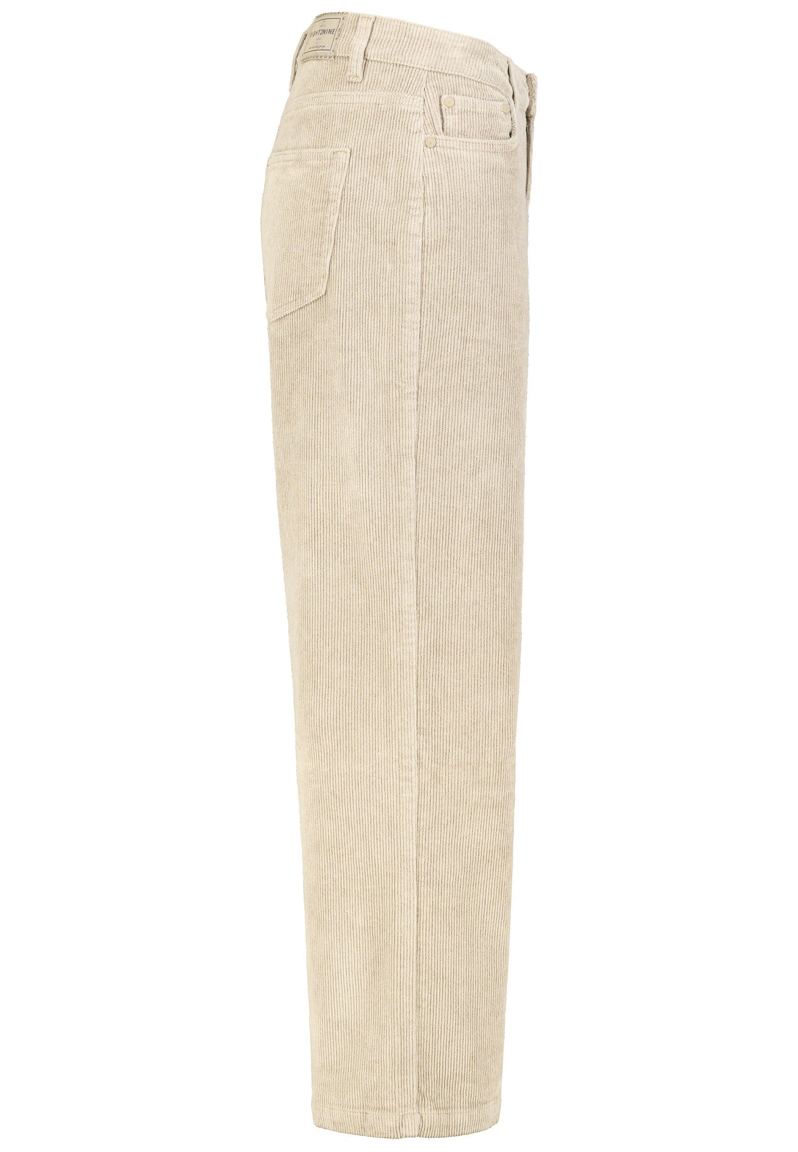 light-beige Culotte Stoffhose Eight2Nine Cord Hose