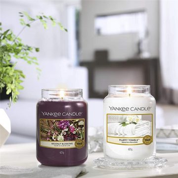 Yankee Candle Duftkerze Moonlight Blossoms, im Glas, 623 g, Beeren- / Blumenduft, bis 150 Stunden