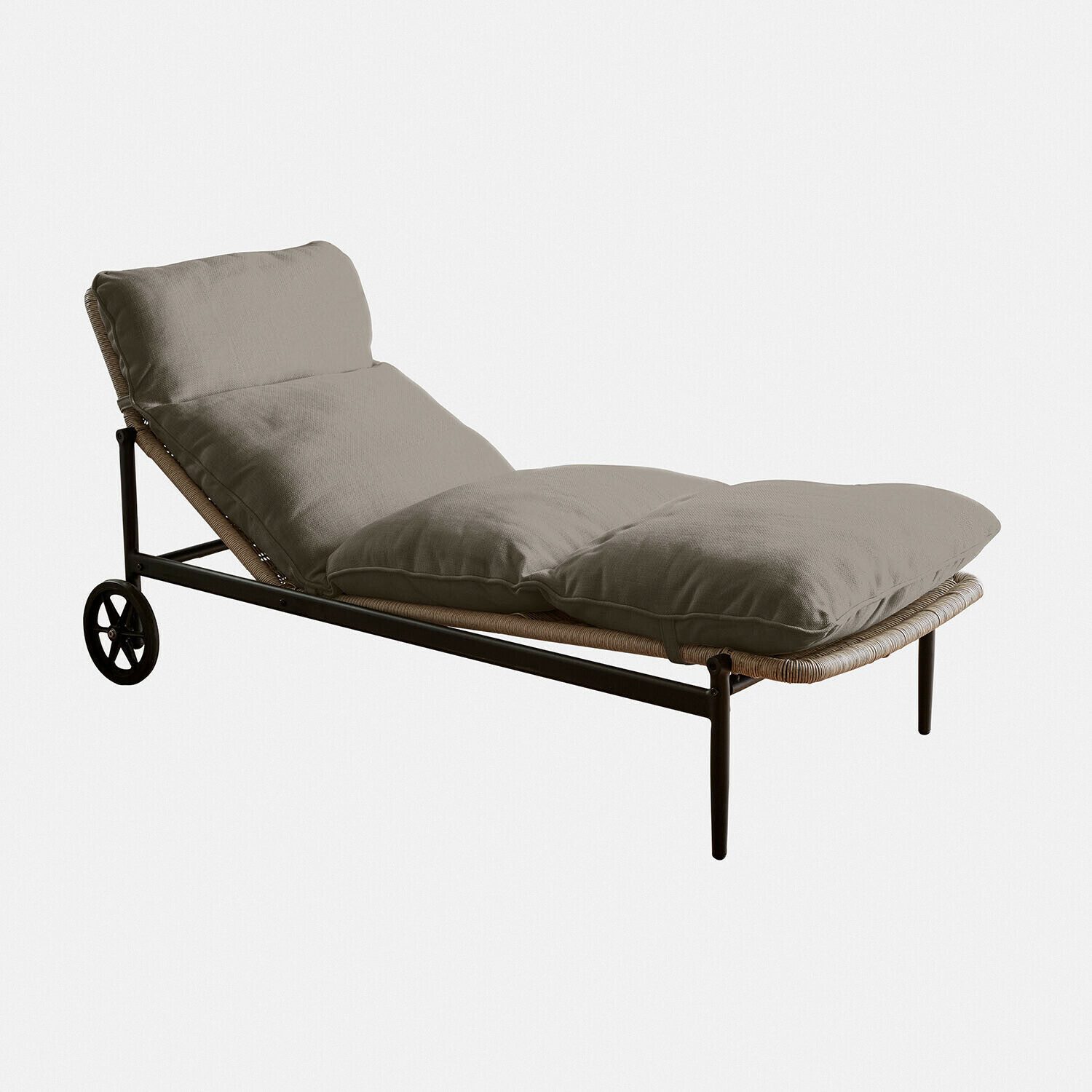 Mirabeau Gartenliege Lounger Langforda braun/grau