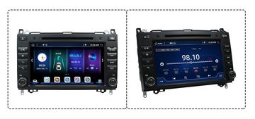 GABITECH Autoradio GPS Navi Mercedes Benz A B Klasse W169 Sprinter, Vito, Viano Autoradio (DVD, Android 13, Drahtlos Carplay)