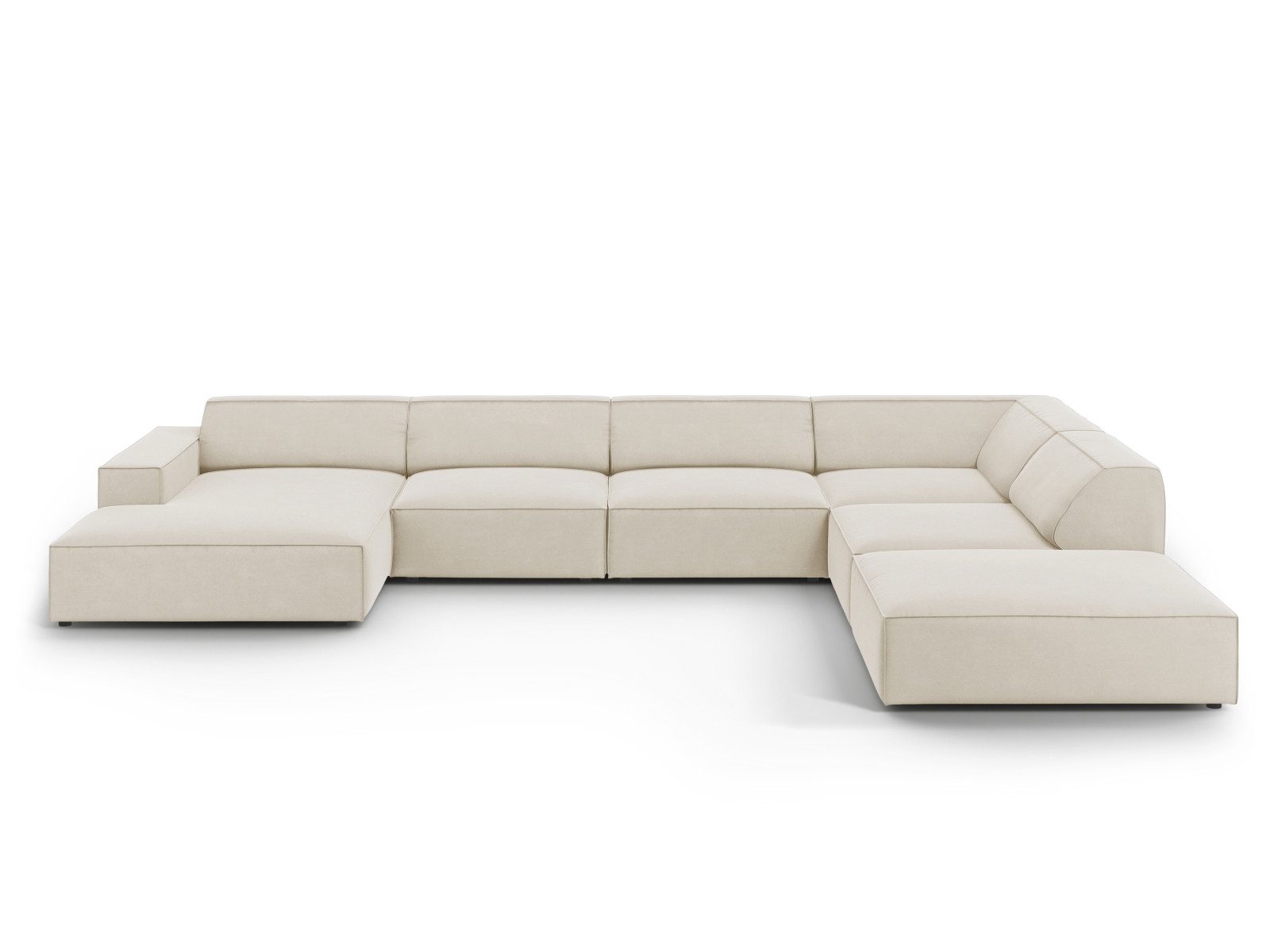 Micadoni Ecksofa Jodie, Panorama 7-Sitzer günstig online kaufen