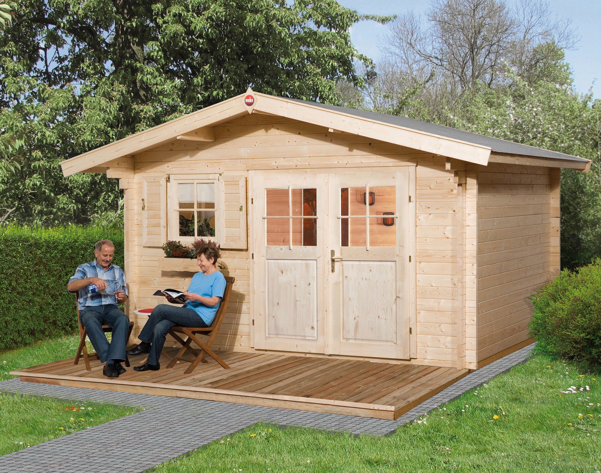 136 Gr.2, weka 460x450 BxT: cm Gartenhaus