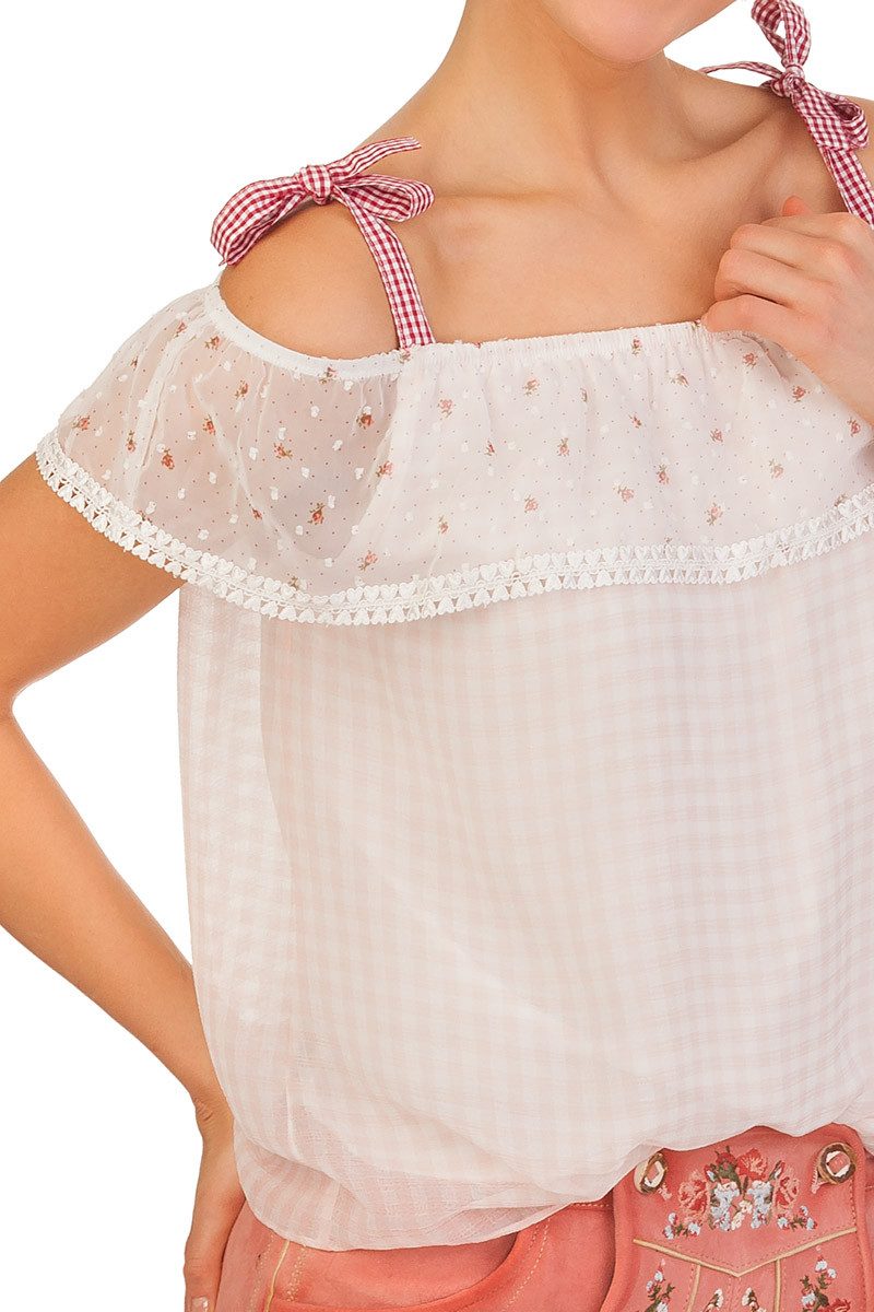 Krüger Madl Trachtenbluse Trachtenbluse - ANNELIE - ecru