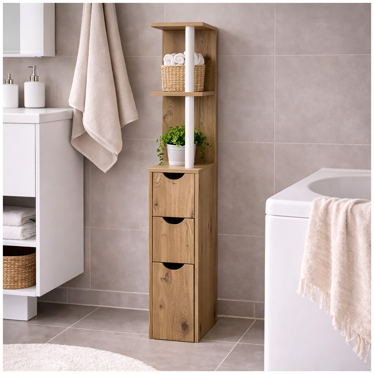 HTI-Line Raumteiler Nischenregal Thekla L, Stück, Raumteiler Beistellschran günstig online kaufen