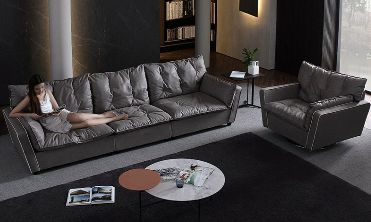 Europe Couch Made Sofas 5+1 in Italienischer Sofa Sofagarnitur Stil, Sitz Polster JVmoebel