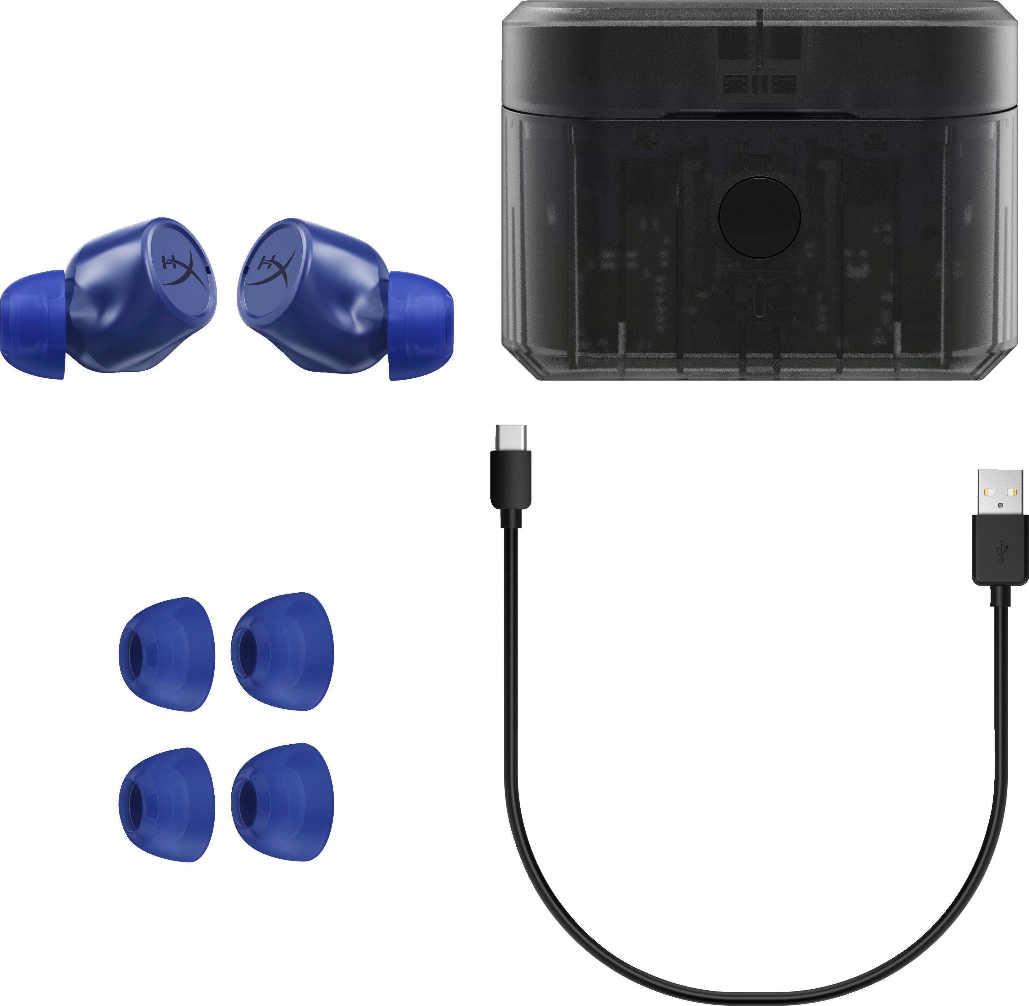 HyperX Cirro Buds Pro In-Ear-Kopfhörer Wireless, Bluetooth) (Rauschunterdrückung, True