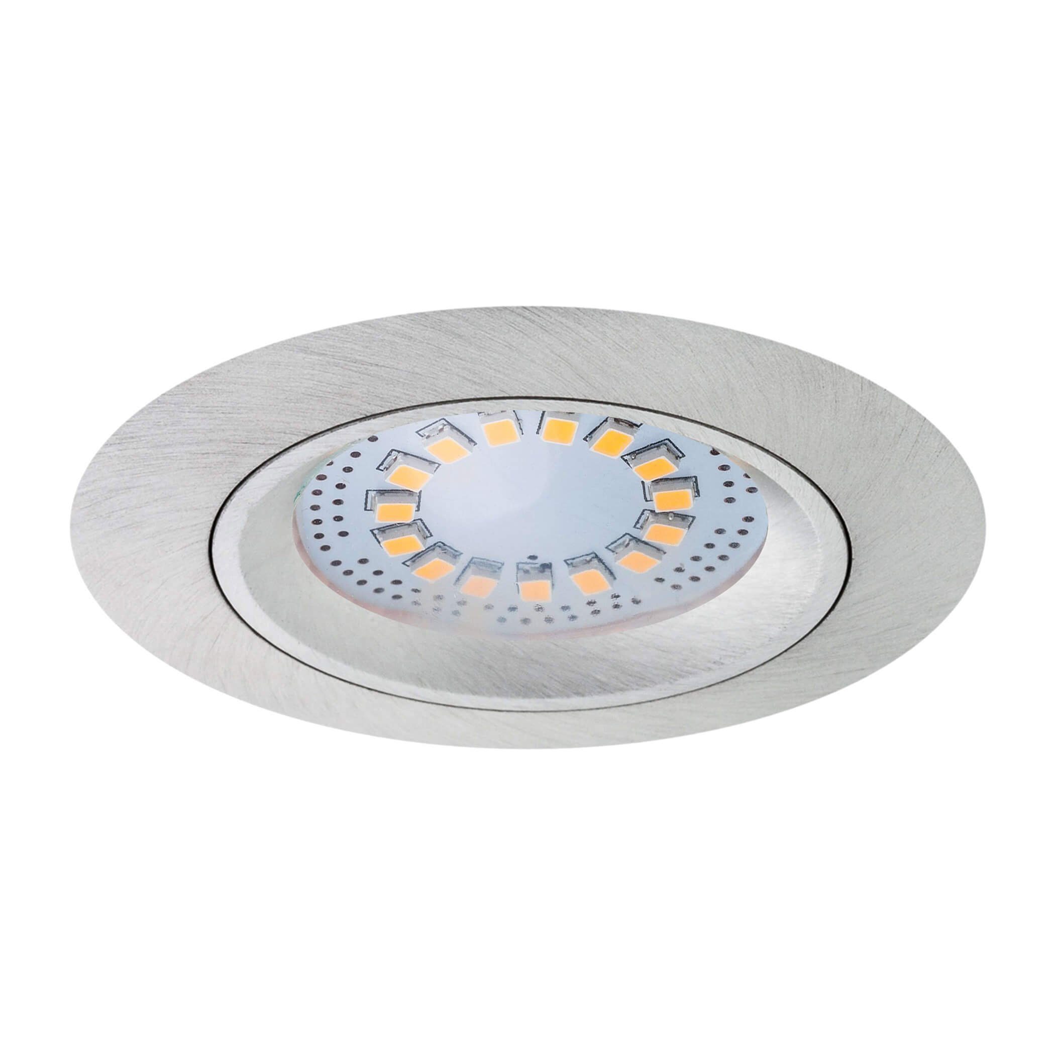 Lochdurchmesser Alu LED GU10 5W, 65mm Einbaustrahler SEBSON inkl. Einbaustrahler LED