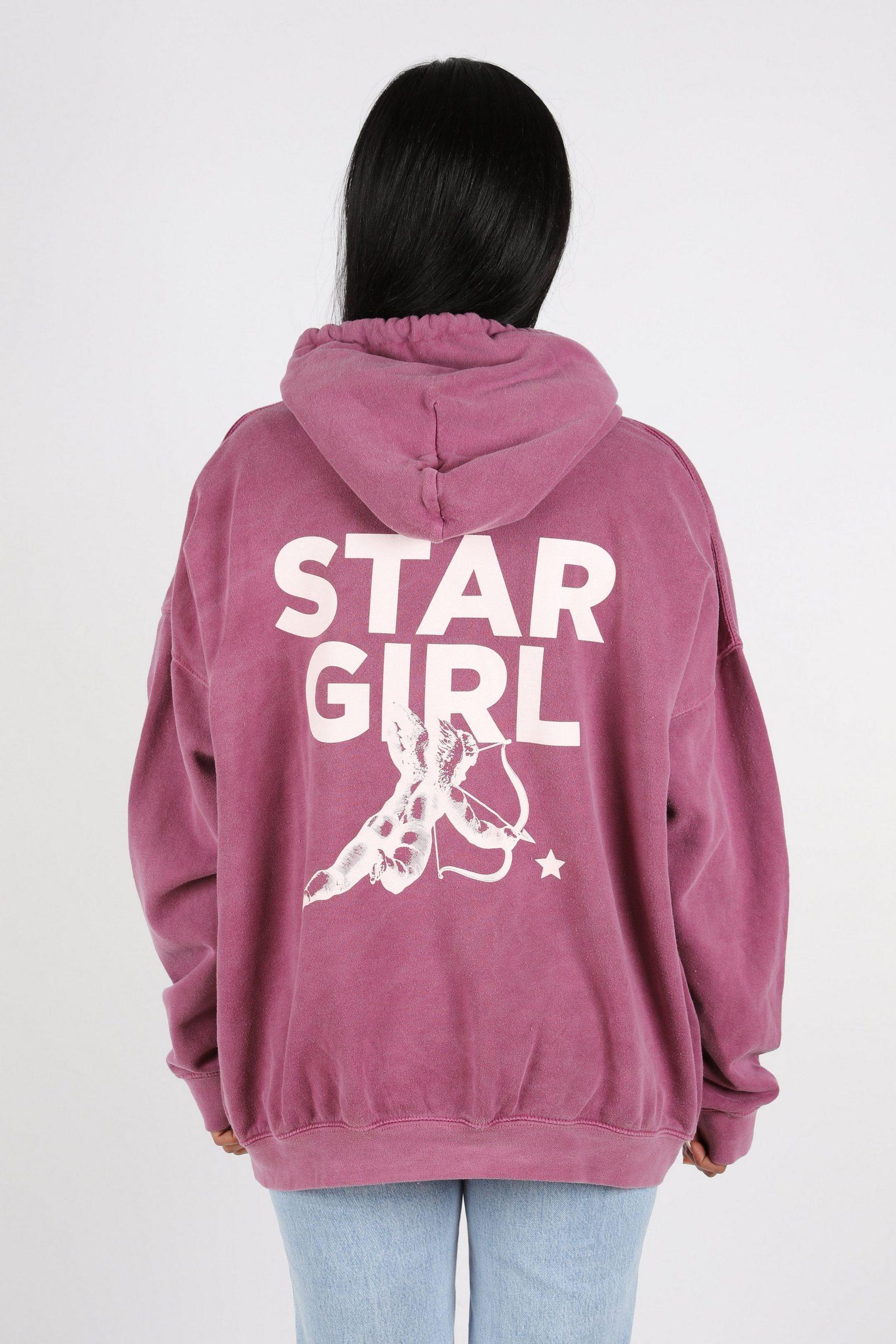Hoodie Worldclassca Oversized Hoodie Girl Kapuzenpullover Washed Sweatshirt