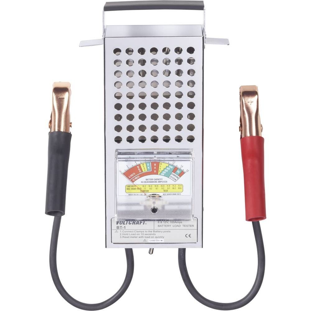 VOLTCRAFT Bleibatterietester Analog Batterie-Ladegerät