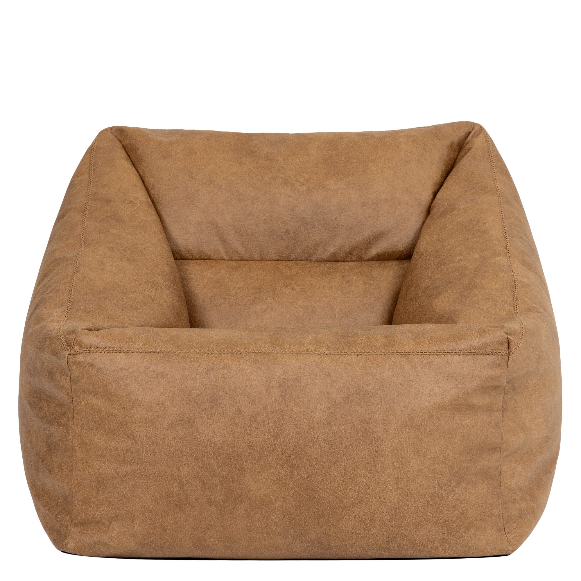 icon Sitzsack Sessel Erwachsene aus veganem Leder "Natalia", Sitzsack XXL, Made in Germany, für Erwachsene & Kinder, für Wohnzimmer – Bild 4 von 5