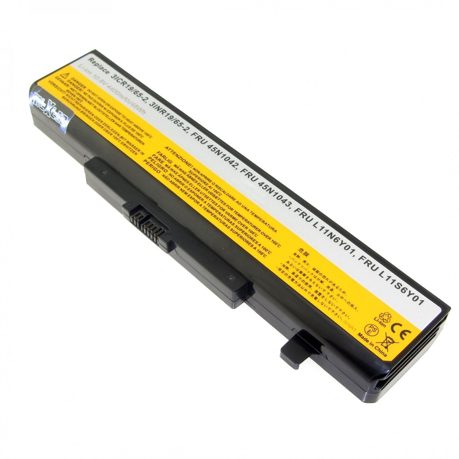 MTXtec Akku LiIon, 11.1V, 4400mAh für LENOVO ThinkPad Edge E531 (6885) Laptop-Akku, 48 Wh, 6 Zellen, Lithium-Ionen (LiIon)