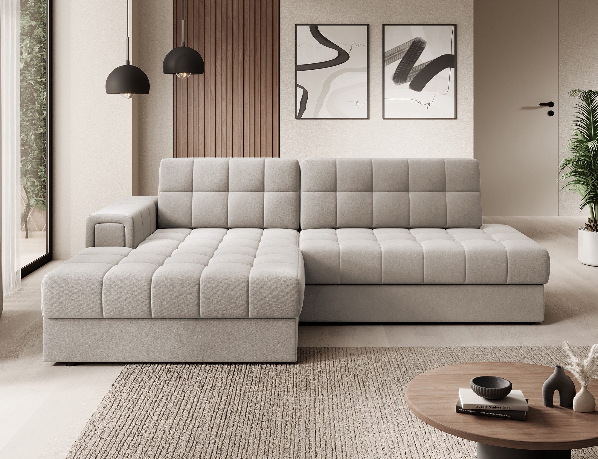 MF Design Polsterecke Blazer, mit Bettfunktion