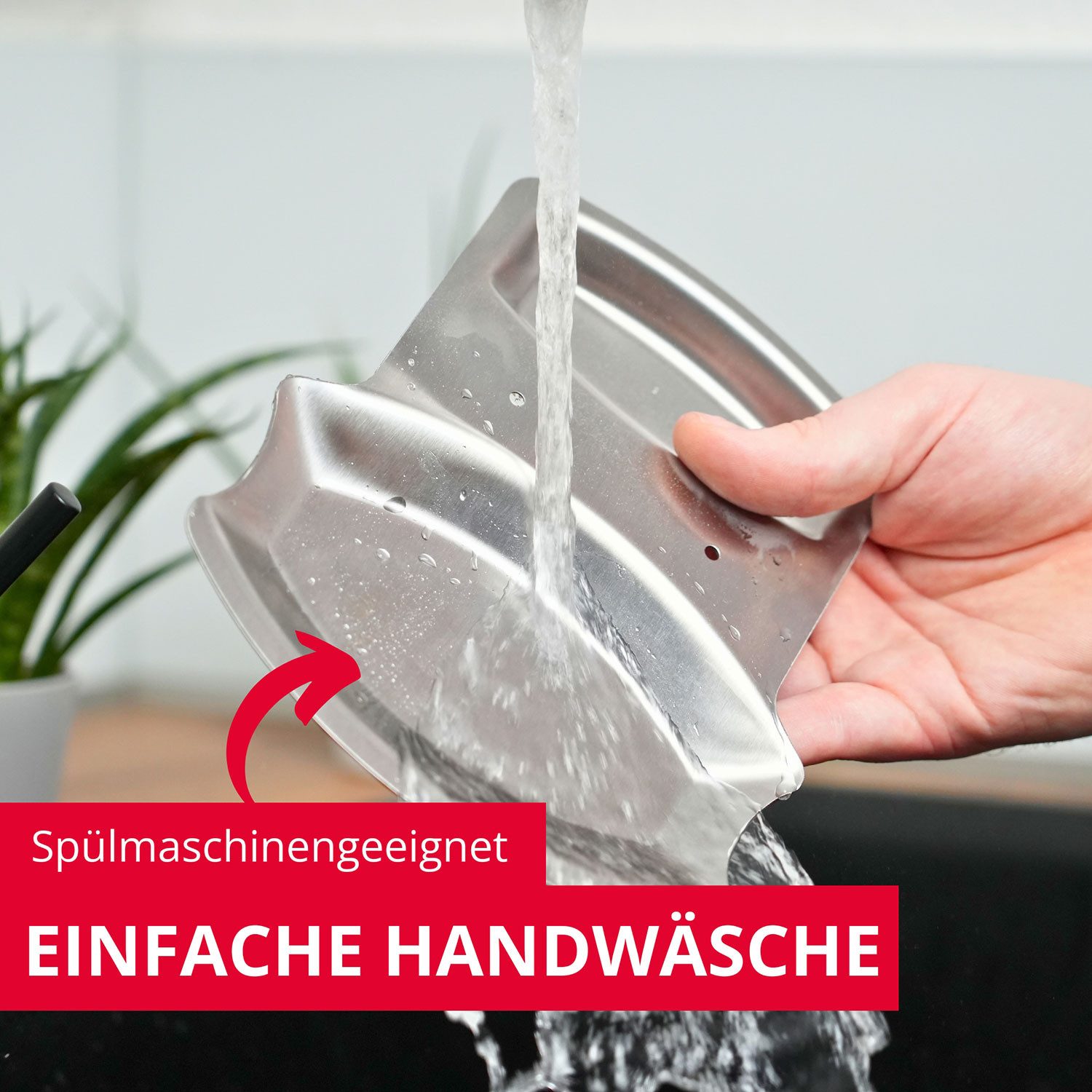 WESTMARK Kochlöffelhalter Ablage für Deckel + Löffel – Besteck- und Topfdeckelablage