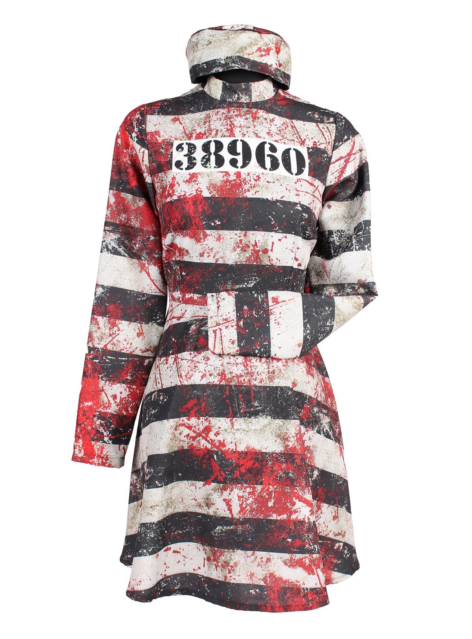 thetru Zombie-Kostüm Zombie Gefangene - Halloween Kostüm Damen