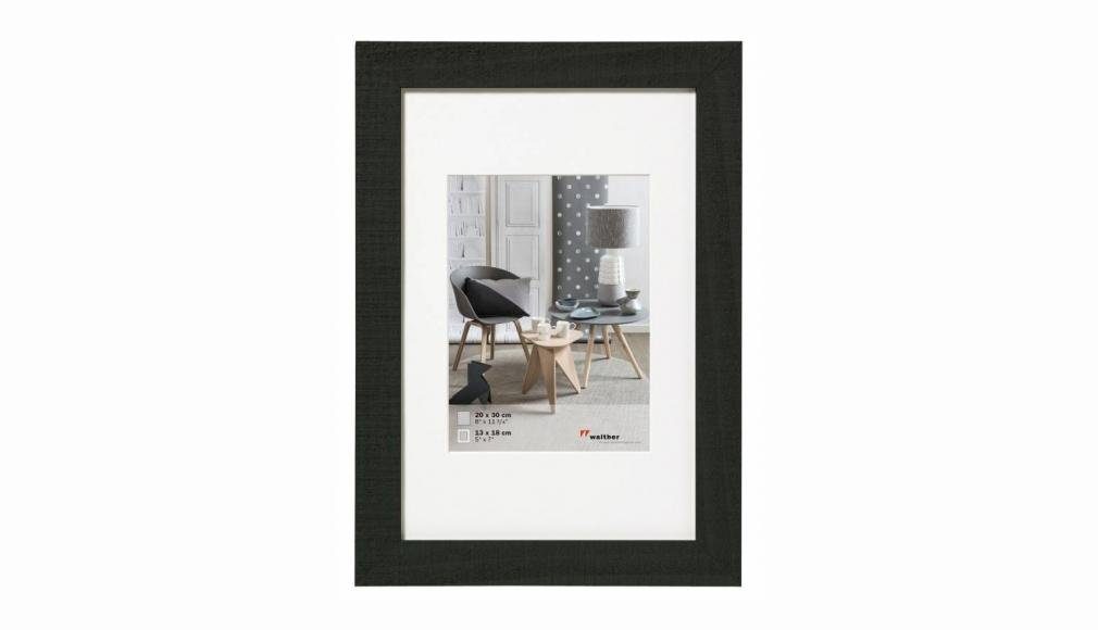 Walther Bilderrahmen Holzrahmen HO030B Home 20x30cm schwarz