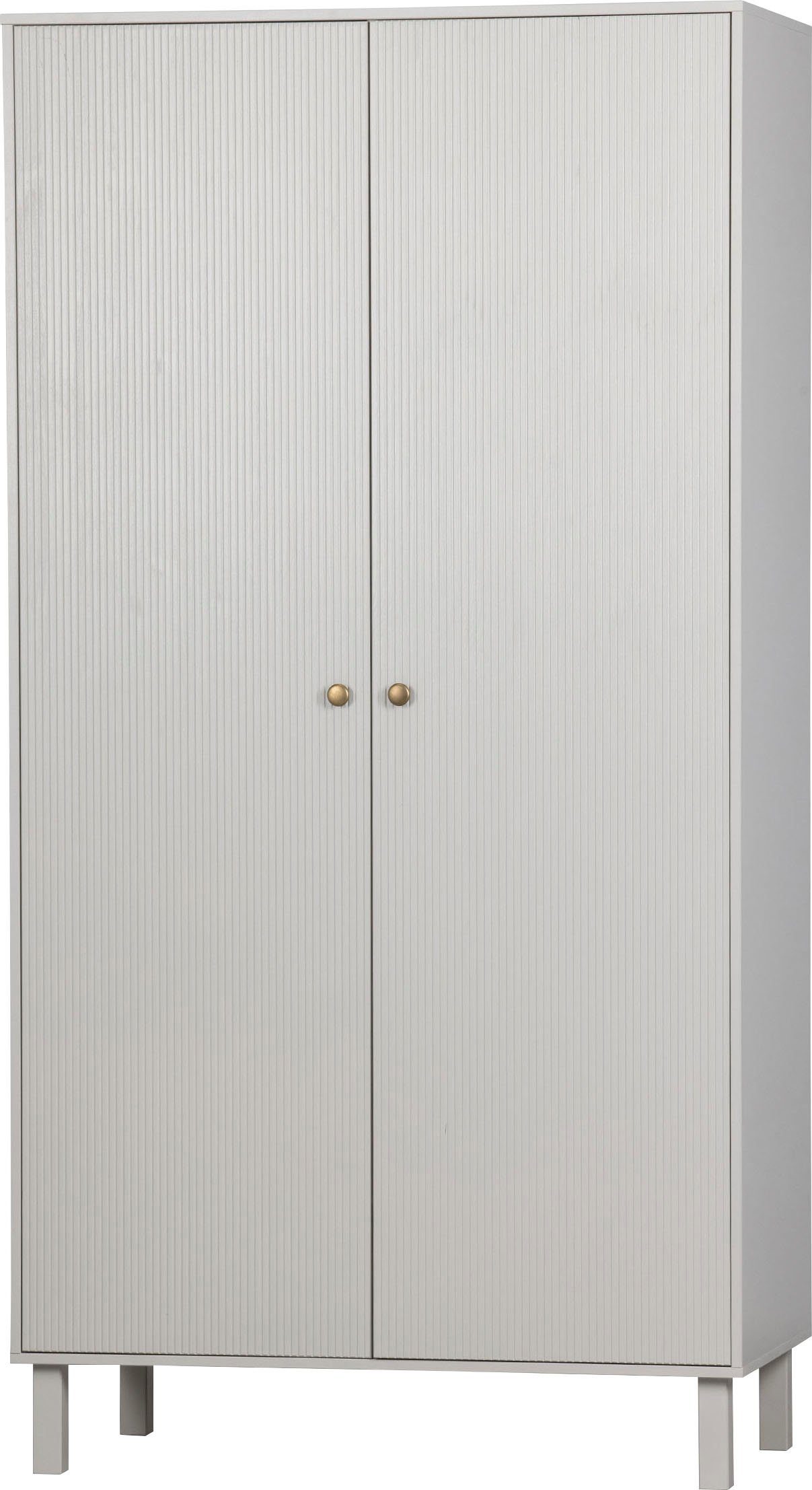 WOOOD Garderobenschrank Madu mit Kleiderstange, aus Kiefernholz, H 195 cm x B 100 cm