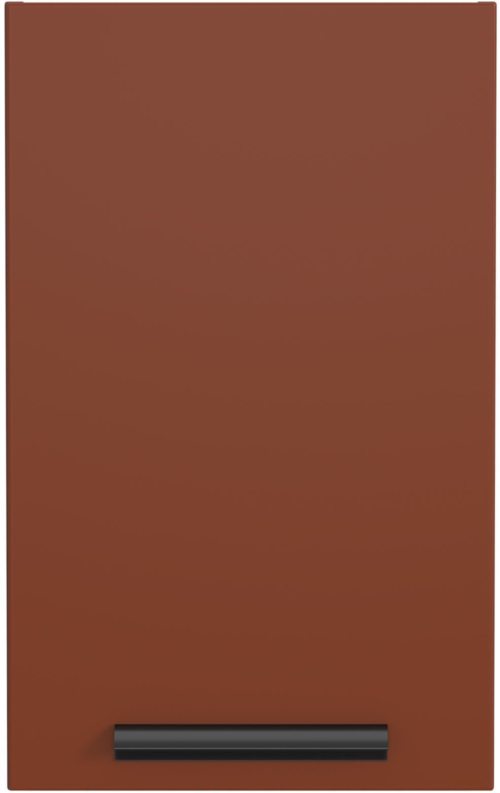 welltime Hängeschrank SALVADA, Hängeschrank 40 cm, gedämpfte Scharniere Rot, Front und Korpus aus hochwertigen MDF, Anti-Finger-Print