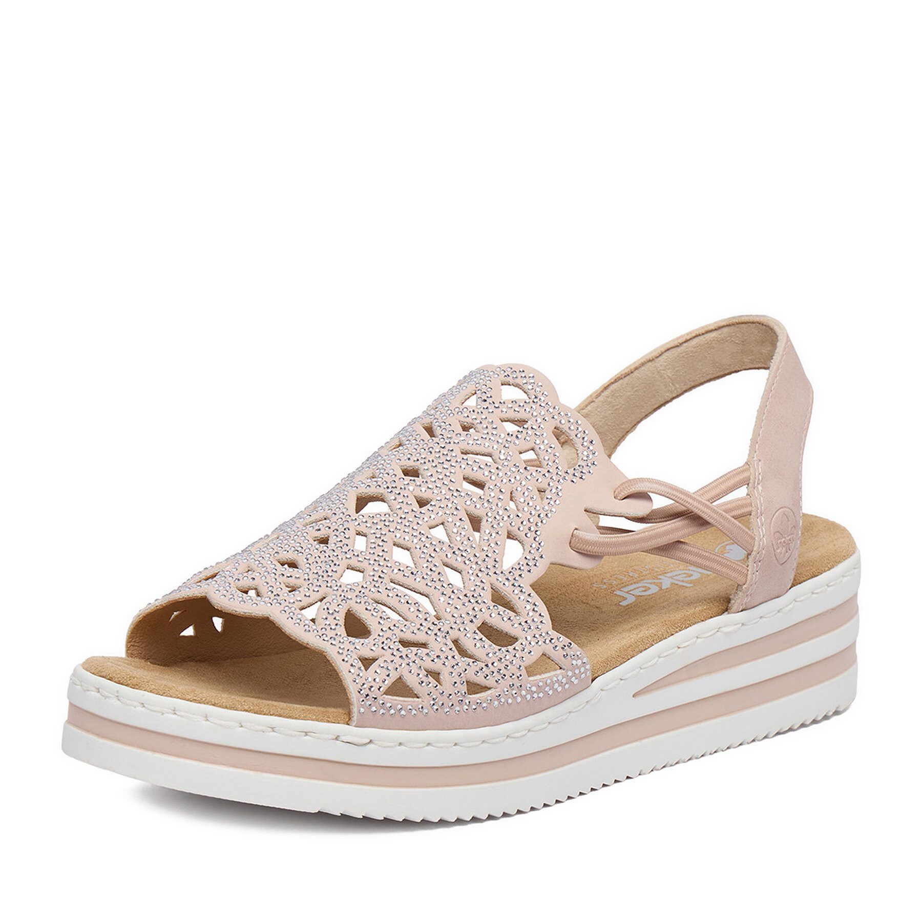 Rieker Rieker Damen-Sandalen Rosa Sandale