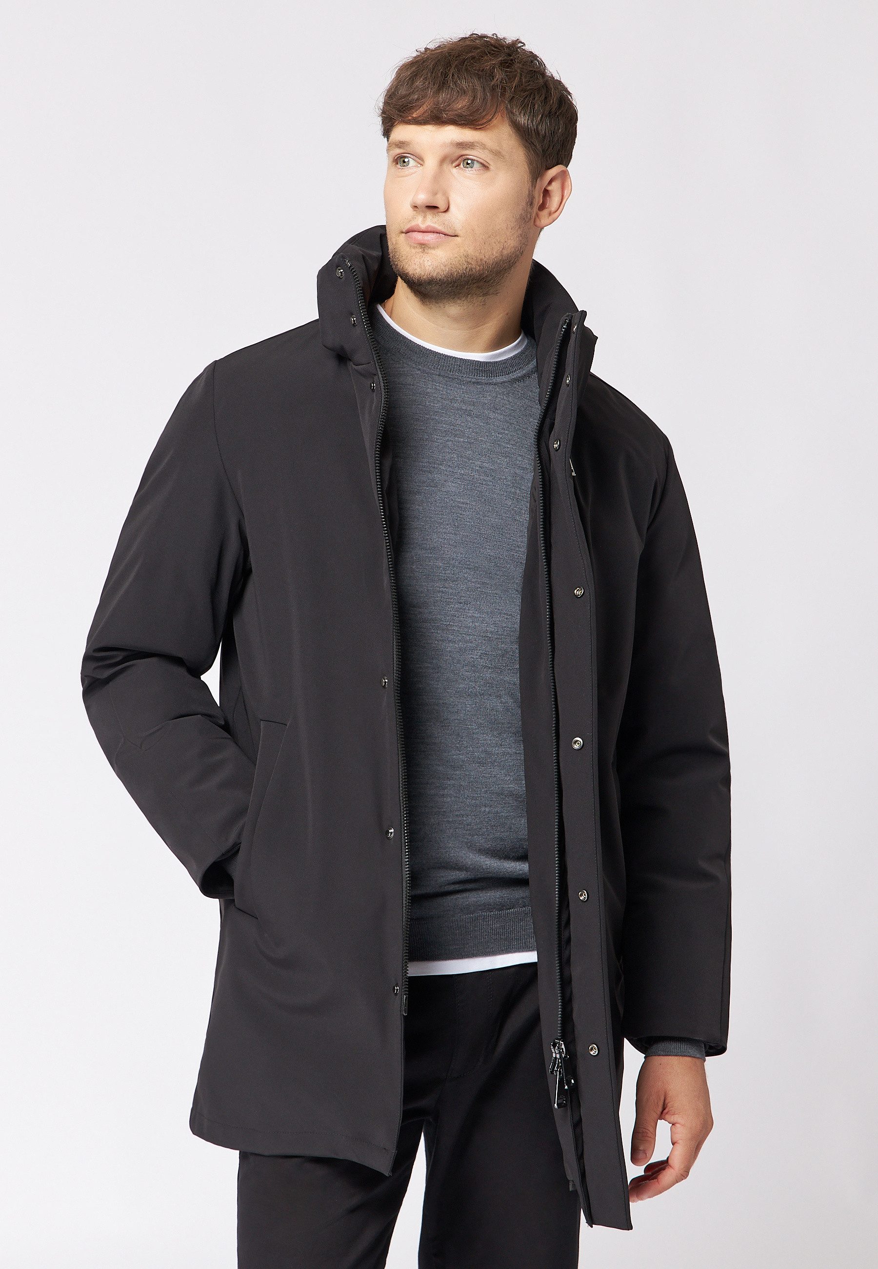 Roy Robson Wintermantel Mit Kapuze