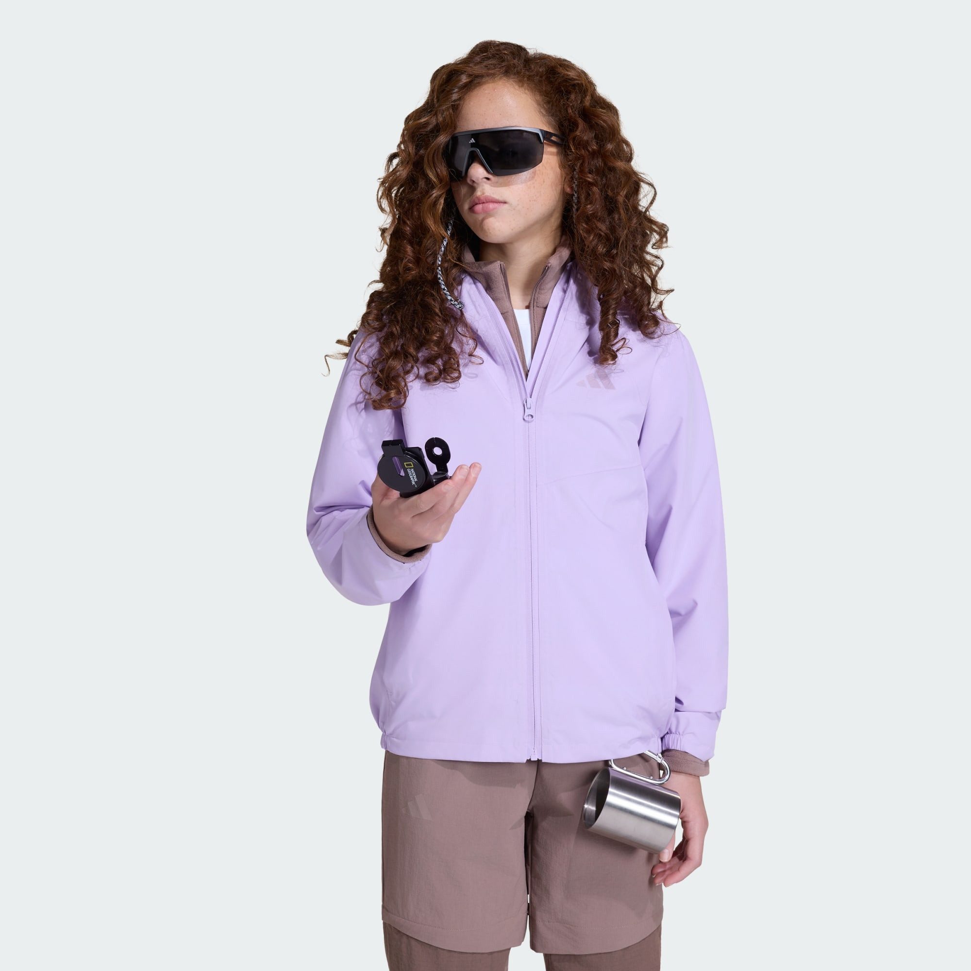 adidas TERREX Regenjacke TERREX KIDS MULTI 2 LAYER CLIMAPROOF REGENJACKE (1-St)